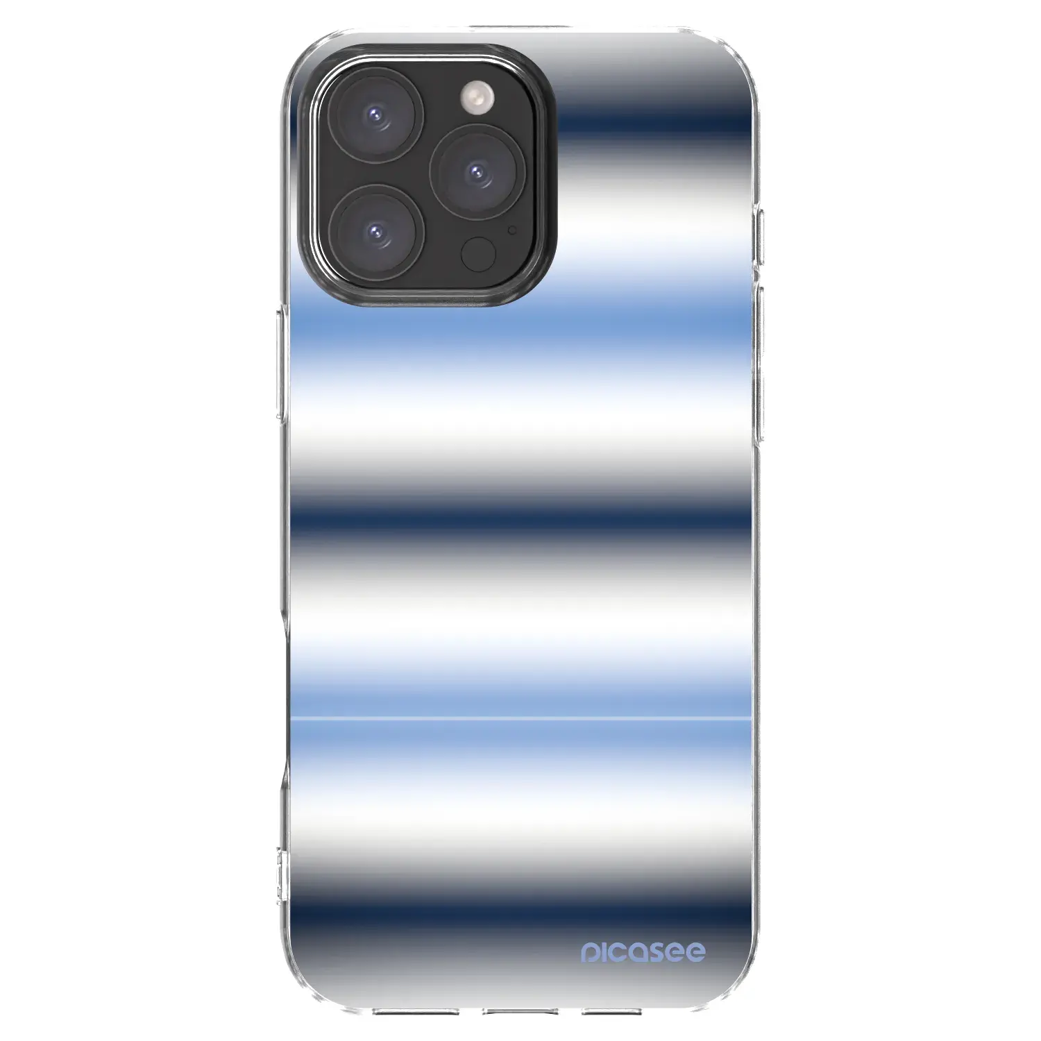 Silikonový průhledný obal pro Apple iPhone 16 Pro Max - Static Lines