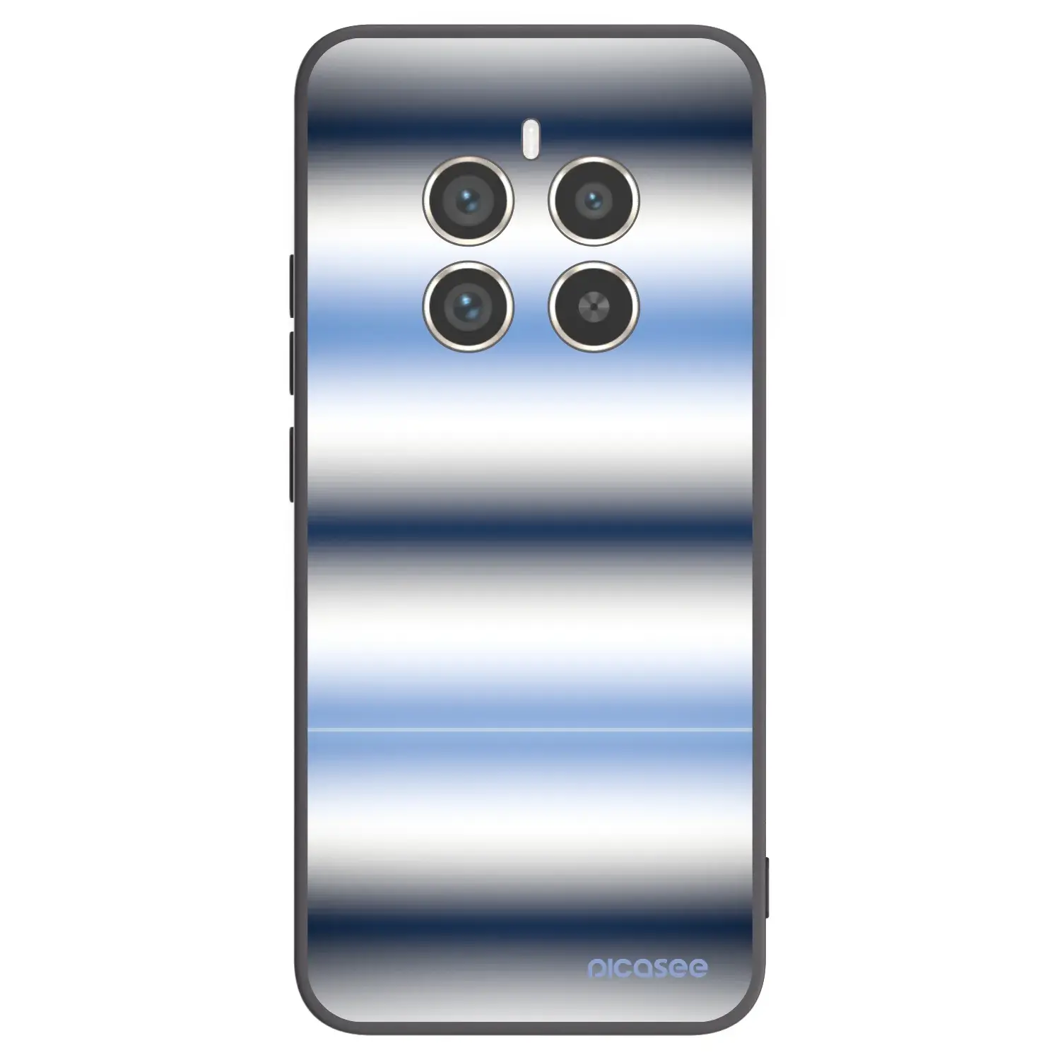 Silikonový černý obal pro Realme 12 Pro 5G - Static Lines