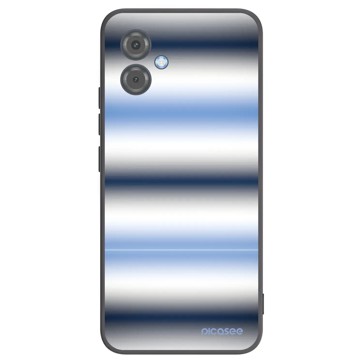 Silikonový černý obal pro Motorola Moto G14 - Static Lines