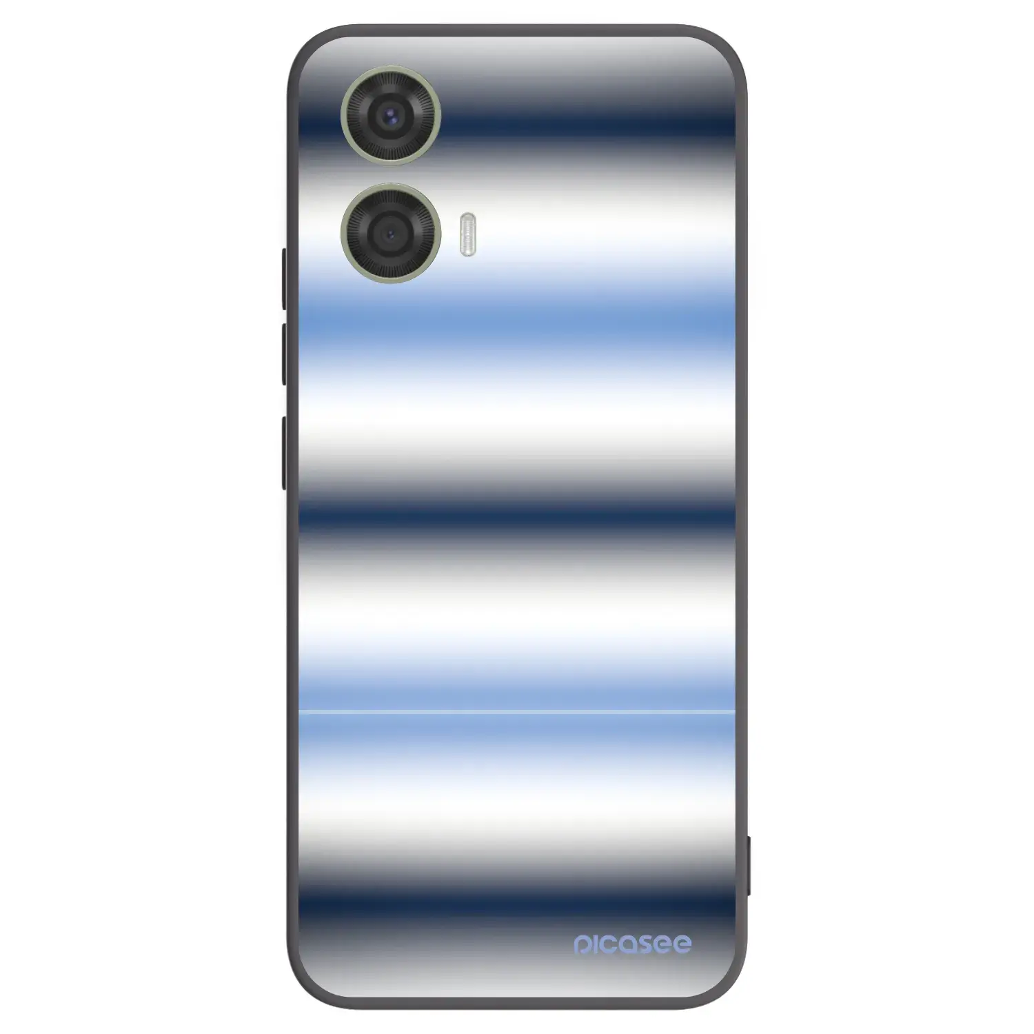 Silikonový černý obal pro Motorola Moto G24 - Static Lines