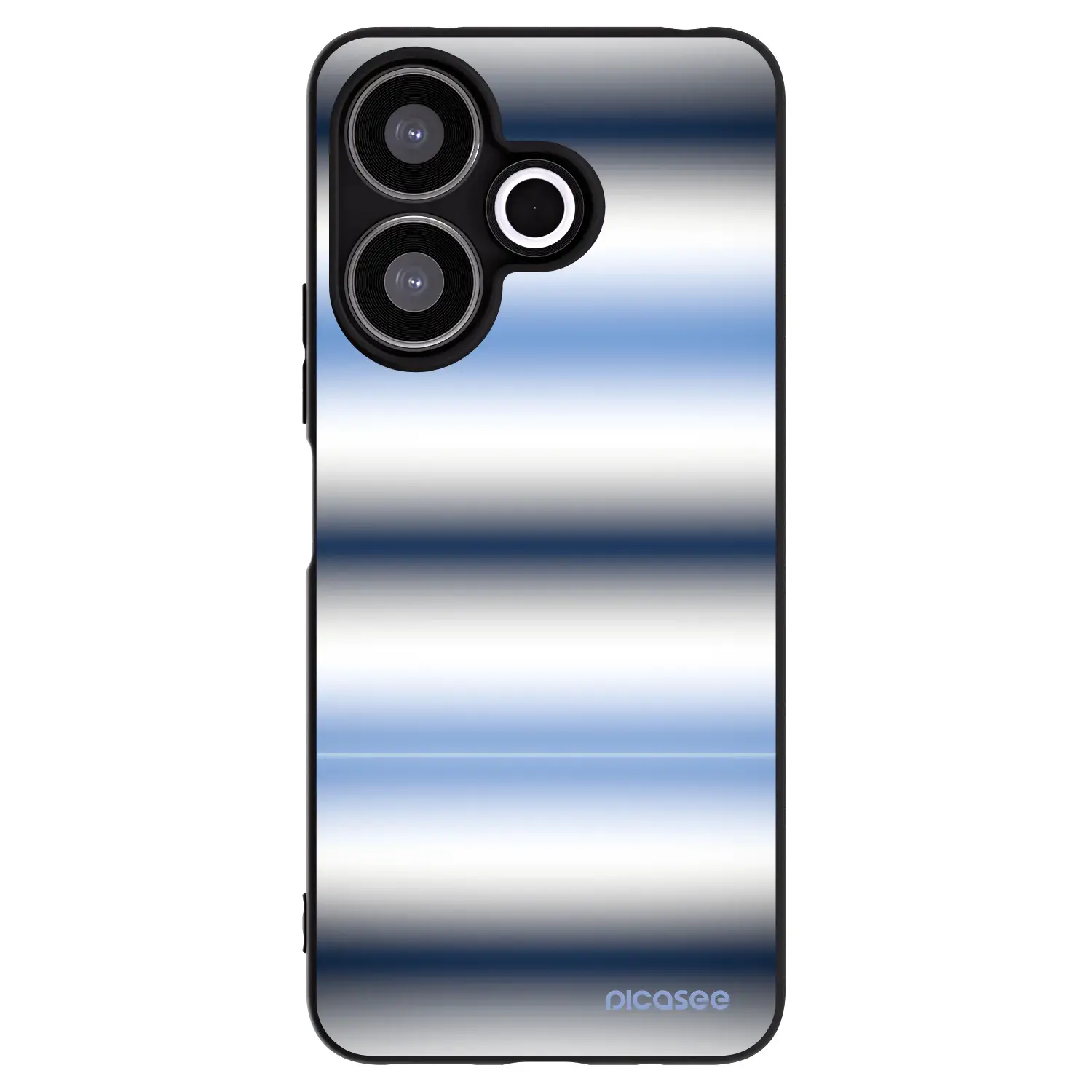 Silikonový černý obal pro Xiaomi Redmi 13 4G - Static Lines