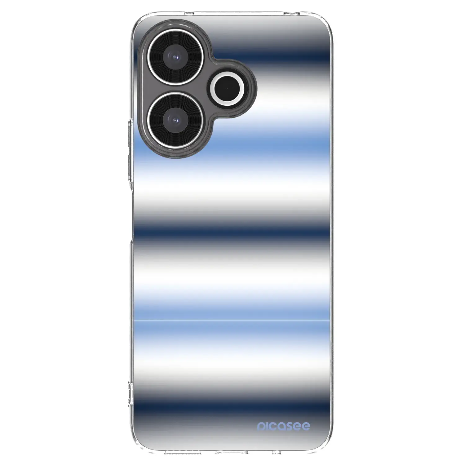 Silikonový průhledný obal pro Xiaomi Redmi 13 4G - Static Lines