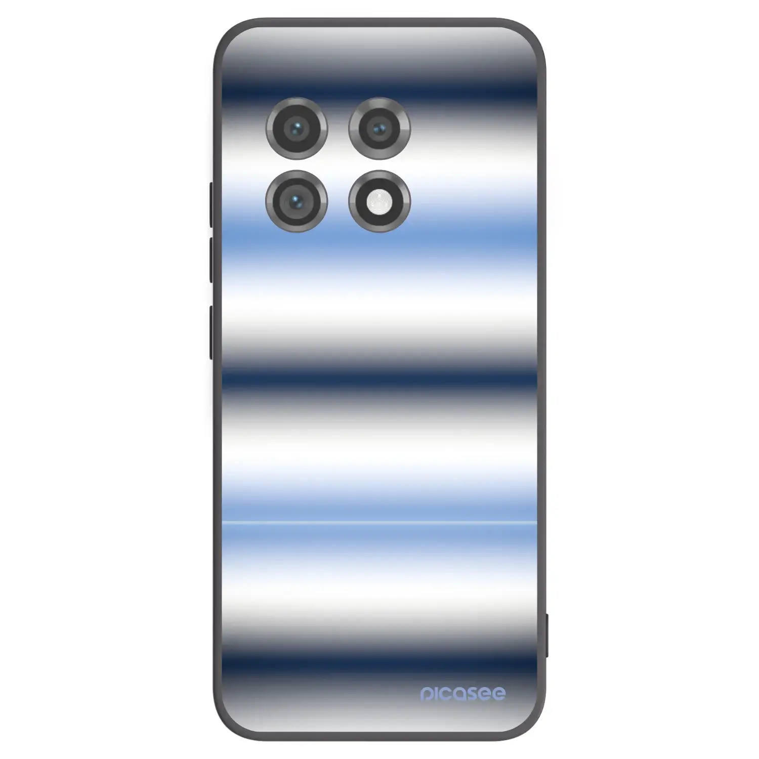Silikonový černý obal pro OnePlus 11 5G - Static Lines