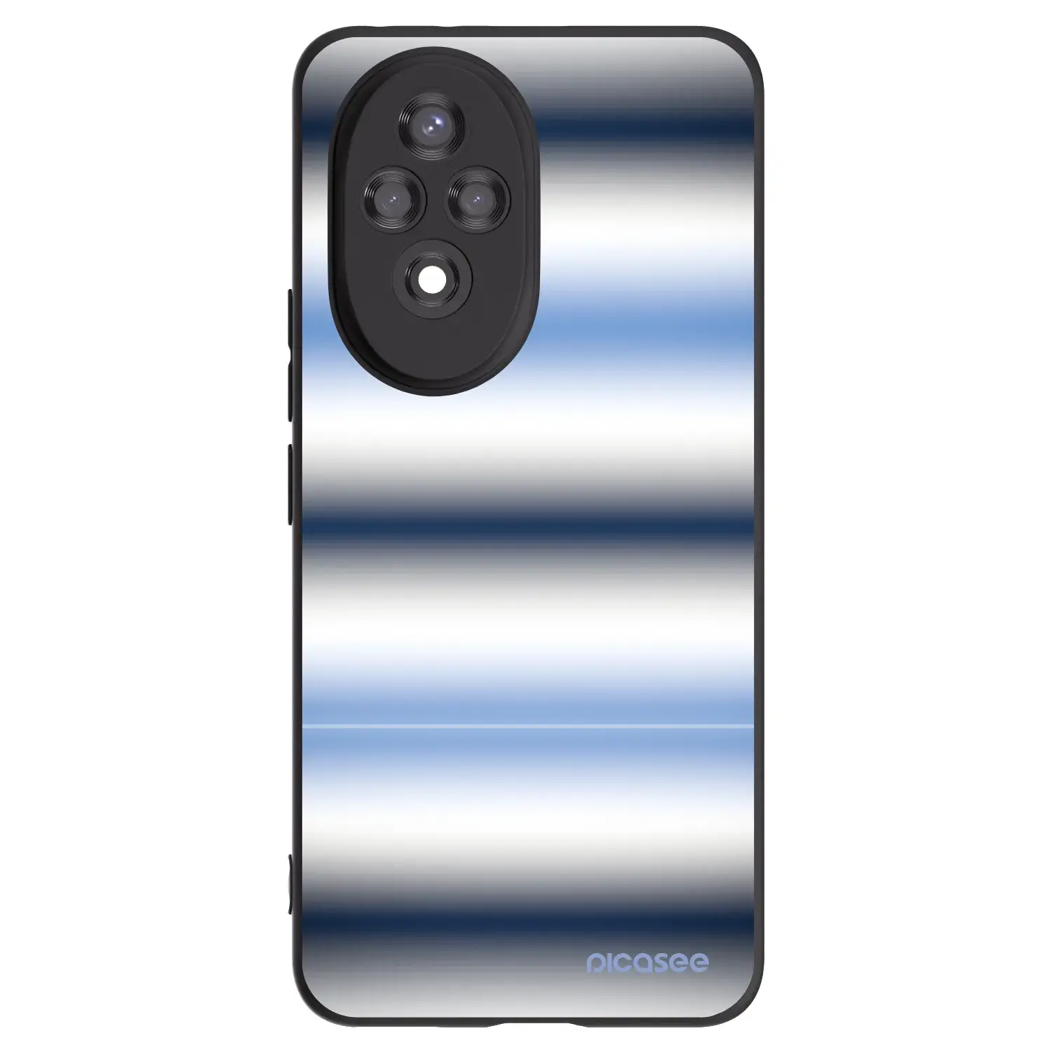 Silikonový černý obal pro Honor 200 Pro 5G - Static Lines