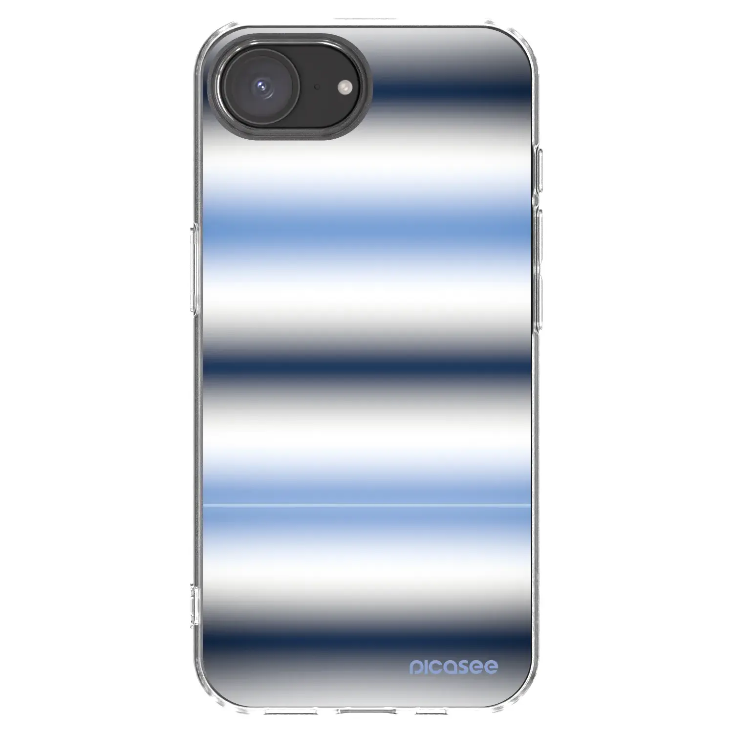 Silikonový průhledný obal pro Apple iPhone 16e - Static Lines