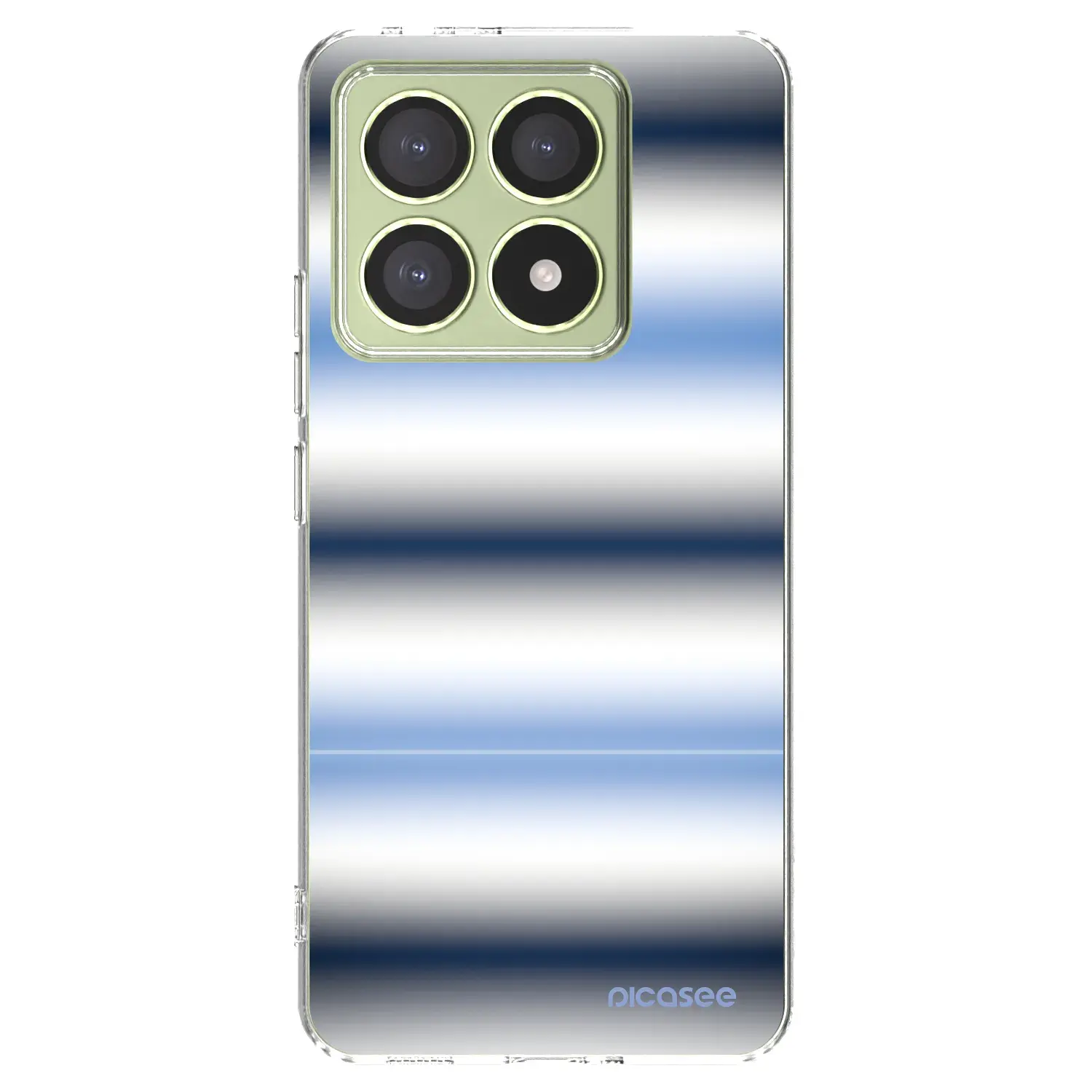 Silikonový průhledný obal pro Xiaomi 14T - Static Lines