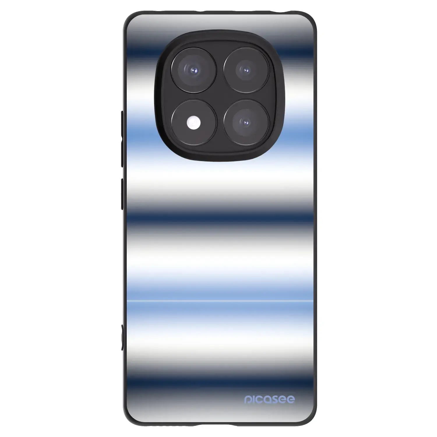 Silikonový černý obal pro Xiaomi Redmi Note 14 Pro+ 5G - Static Lines