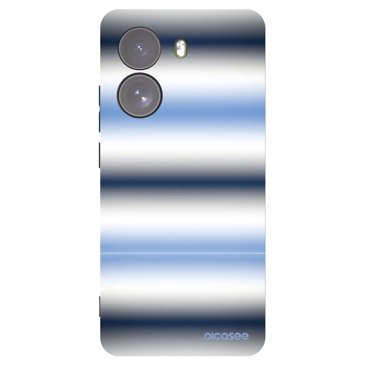 Silikonový černý obal pro Xiaomi Poco X7 - Static Lines