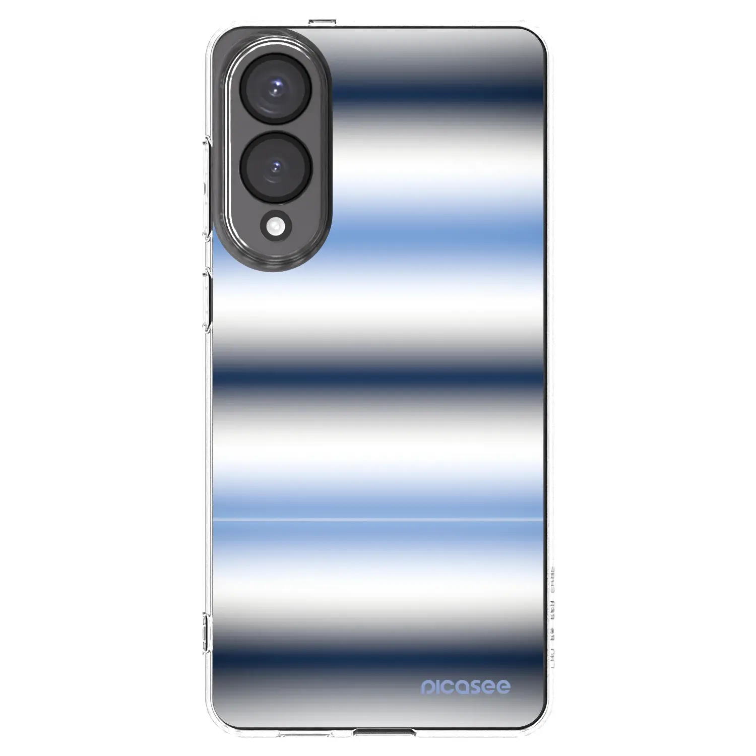 Silikonový průhledný obal pro Samsung Galaxy S25 Edge 5G - Static Lines