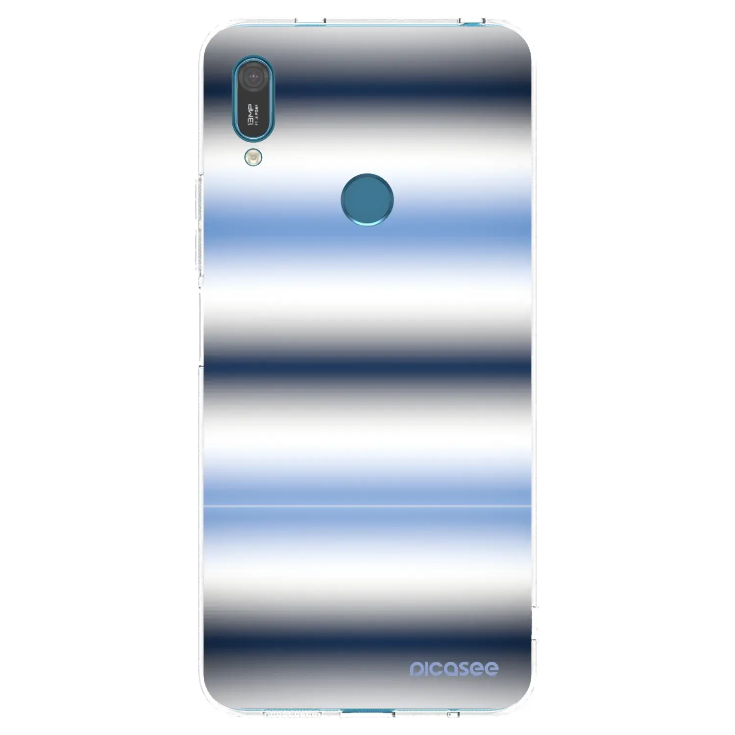 Silikonový průhledný obal pro Huawei Y7 2019 - Static Lines