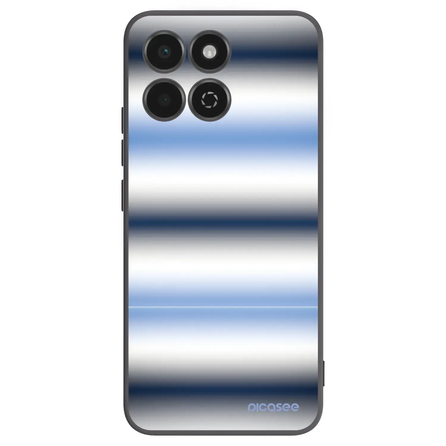 Silikonový černý obal pro Honor 200 Smart 5G - Static Lines