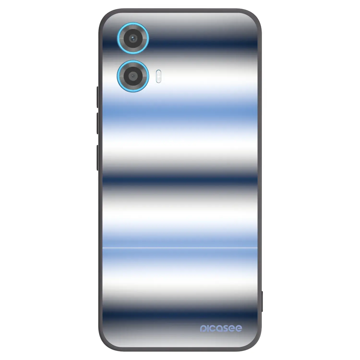 Silikonový černý obal pro Motorola Moto G34 5G - Static Lines
