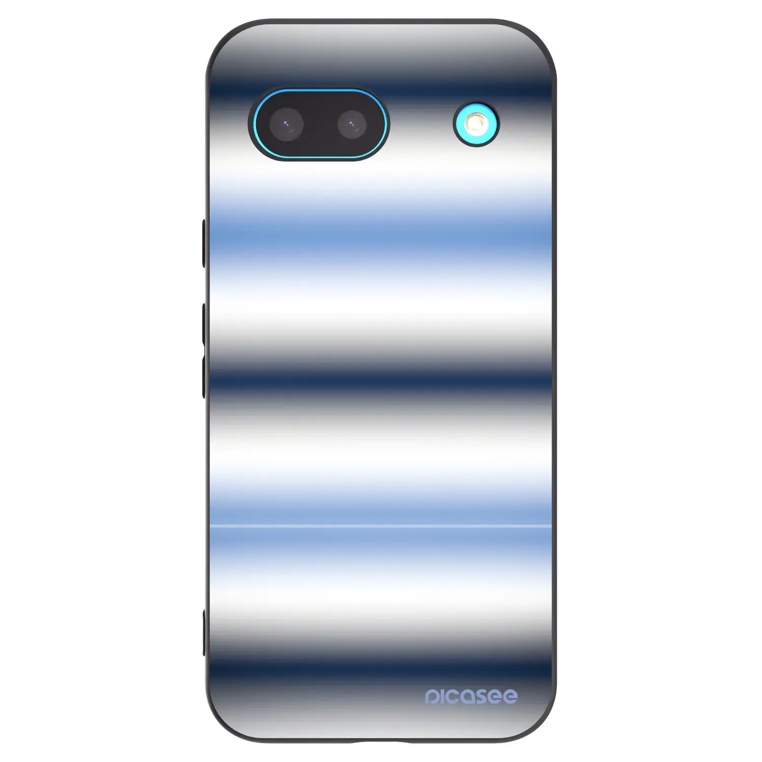 Silikonový černý obal pro Google Pixel 8 - Static Lines