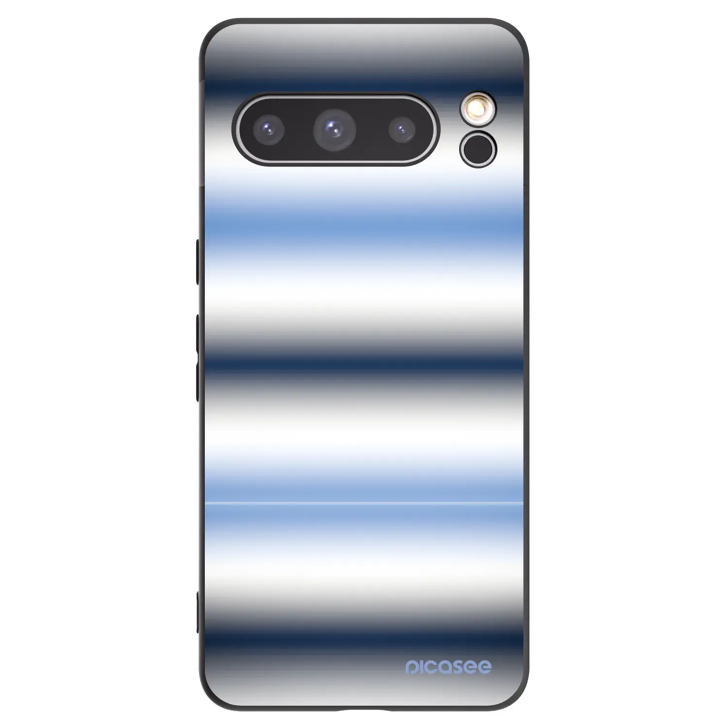 Silikonový černý obal pro Google Pixel 8 Pro - Static Lines