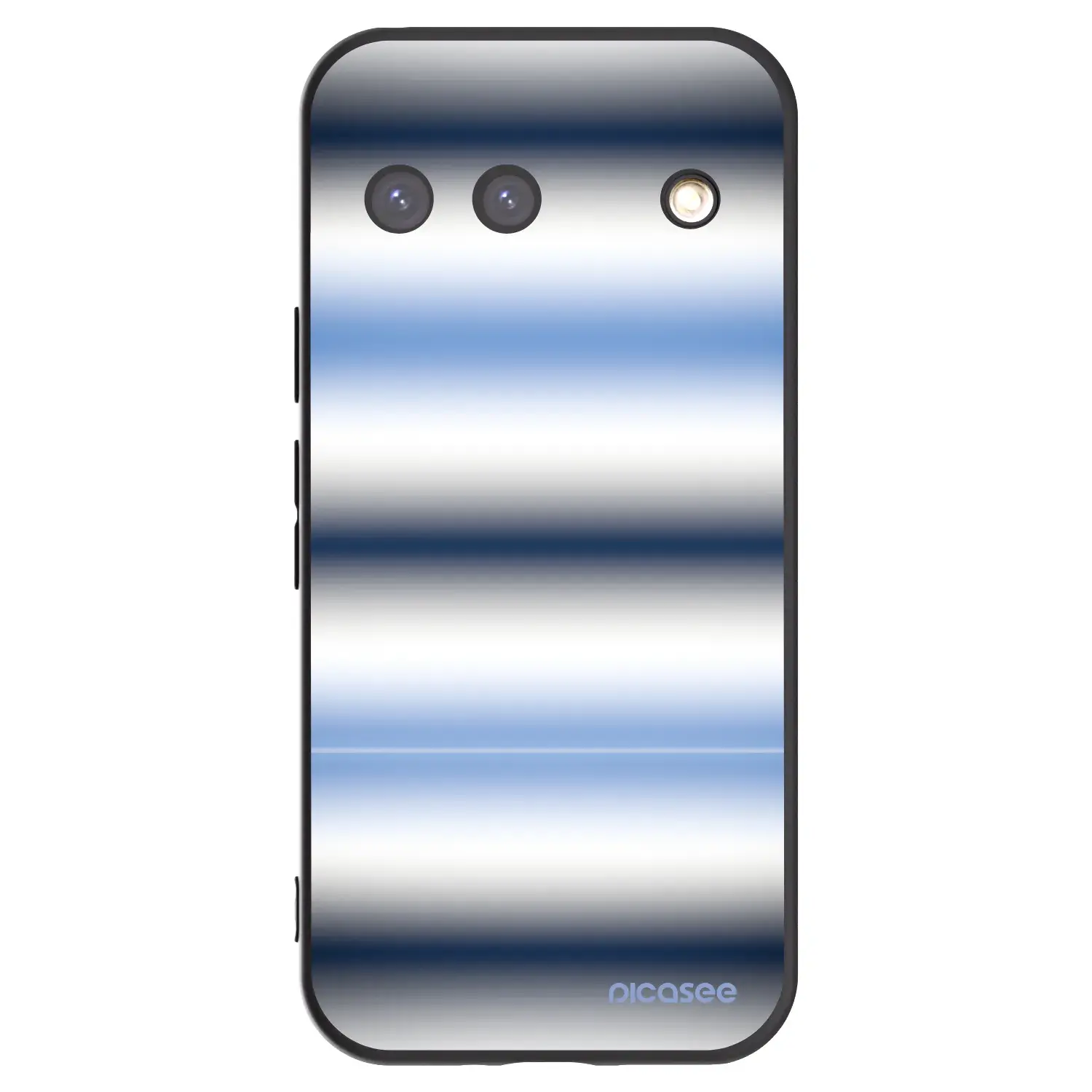 Silikonový černý obal pro Google Pixel 9 - Static Lines