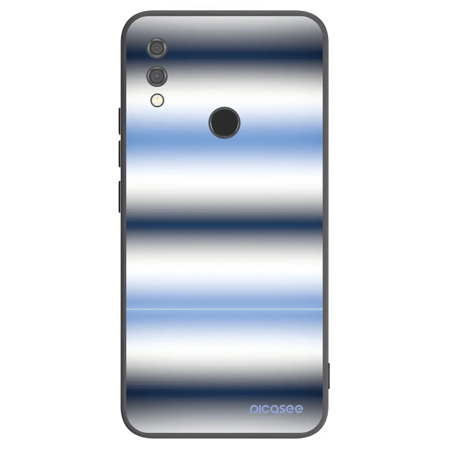 Silikonový černý obal pro Xiaomi Redmi Note 7 - Static Lines