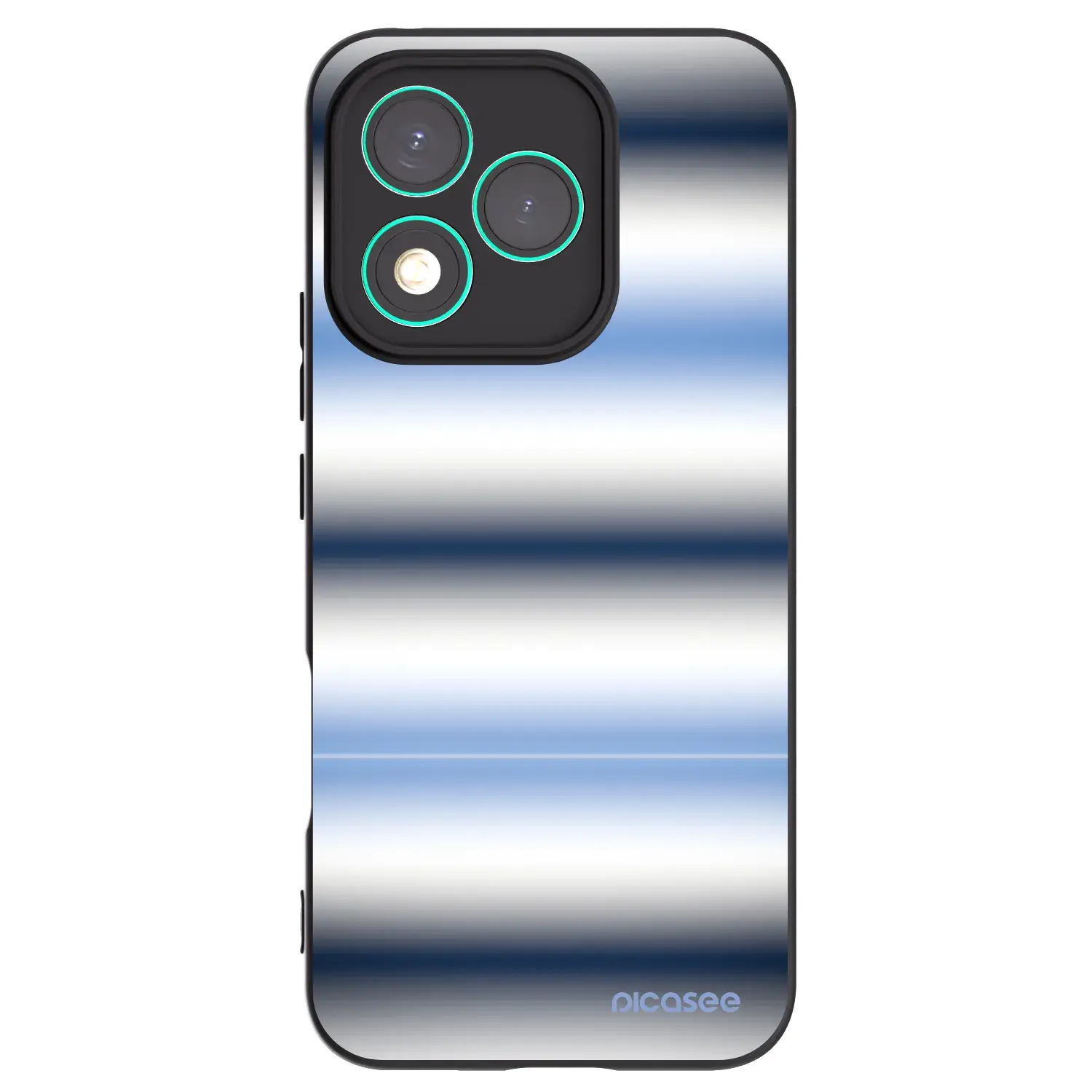 Silikonový černý obal pro Honor 400 Lite 5G - Static Lines