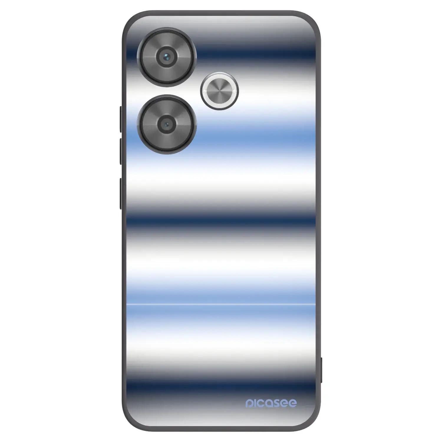 Silikonový černý obal pro Xiaomi Poco F6 - Static Lines