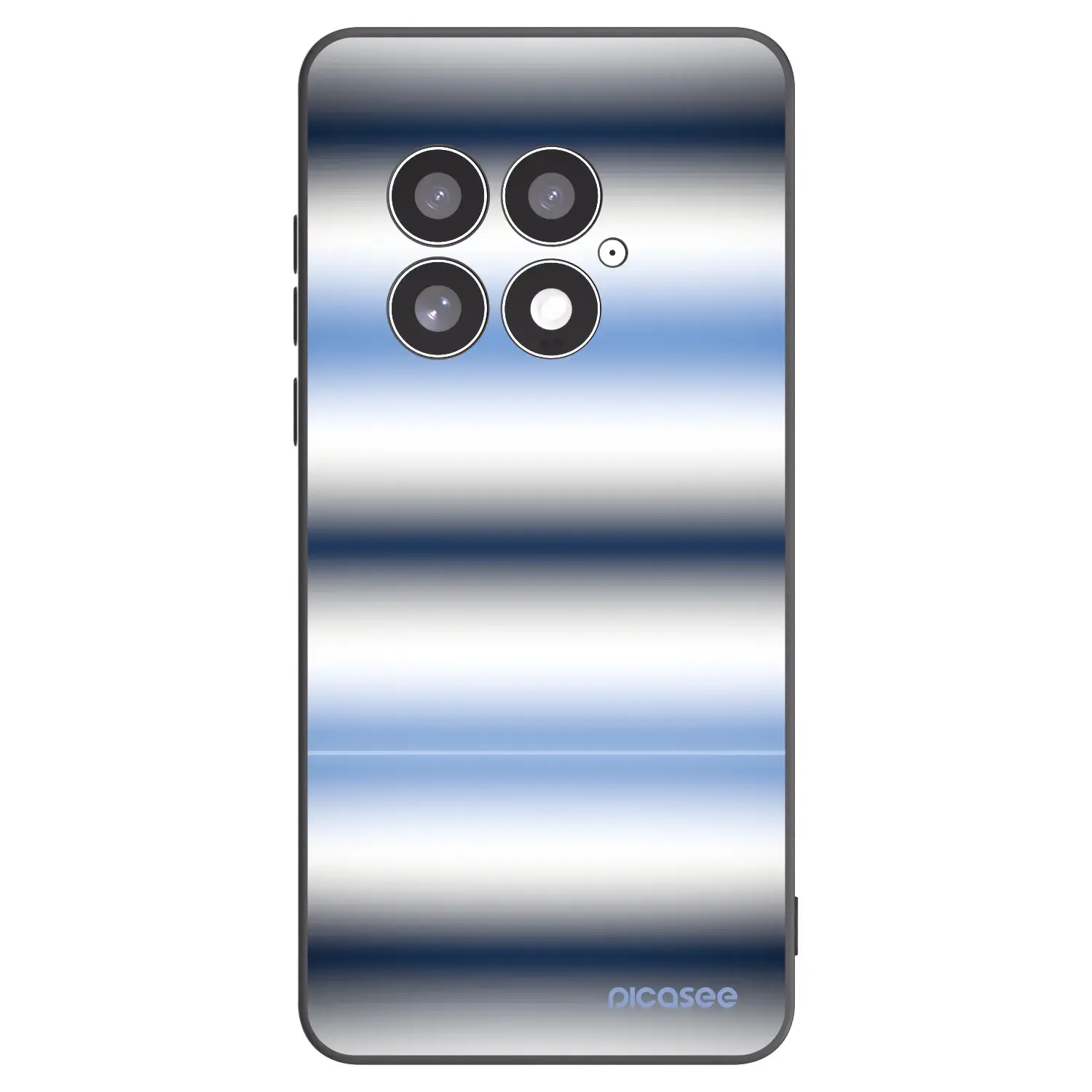 Silikonový černý obal pro OnePlus 13 5G - Static Lines