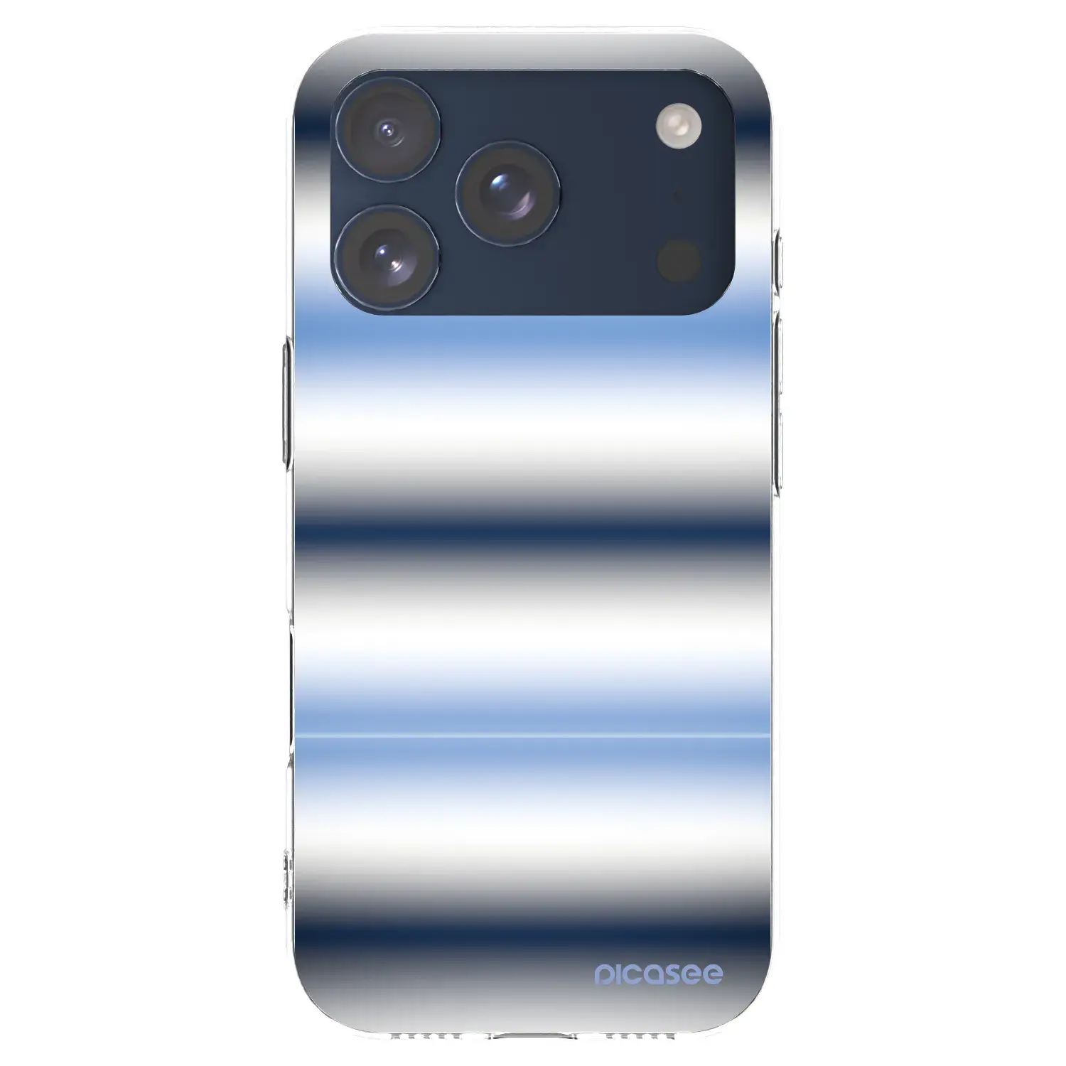 Silikonový průhledný obal pro Apple iPhone 17 Pro - Static Lines