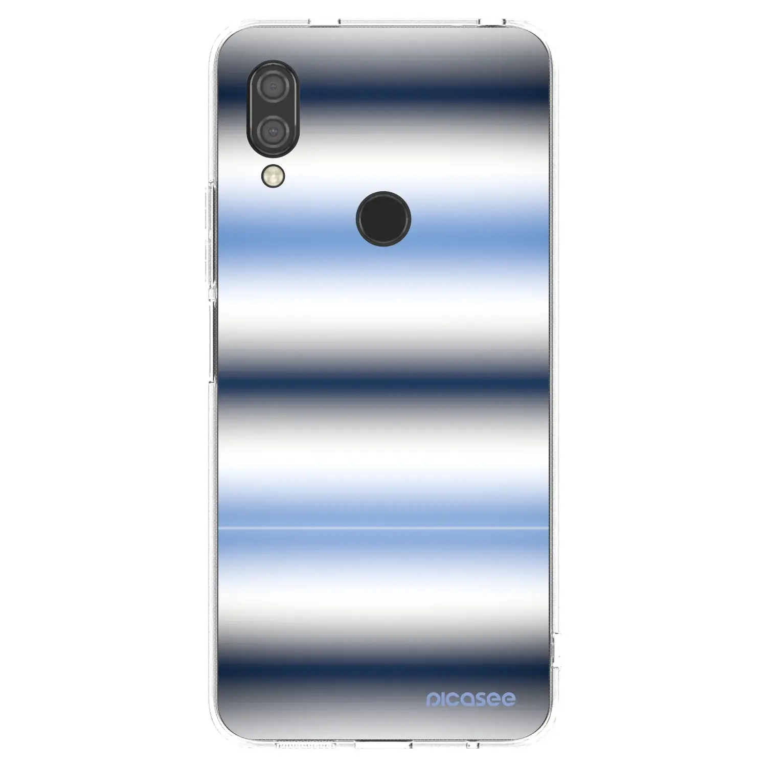 Silikonový průhledný obal pro Xiaomi Redmi 7 - Static Lines