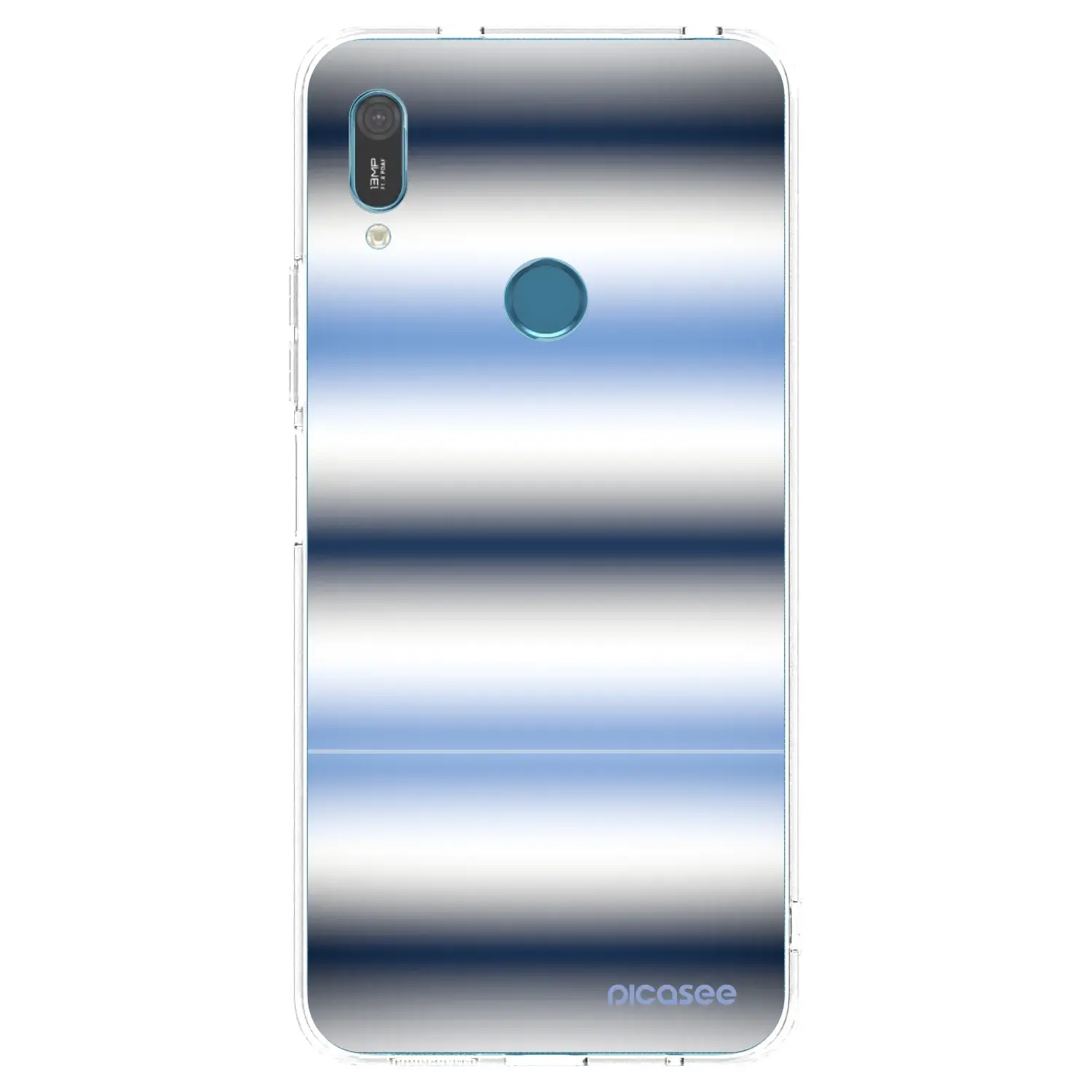 Silikonový průhledný obal pro Huawei Y6 2019 - Static Lines