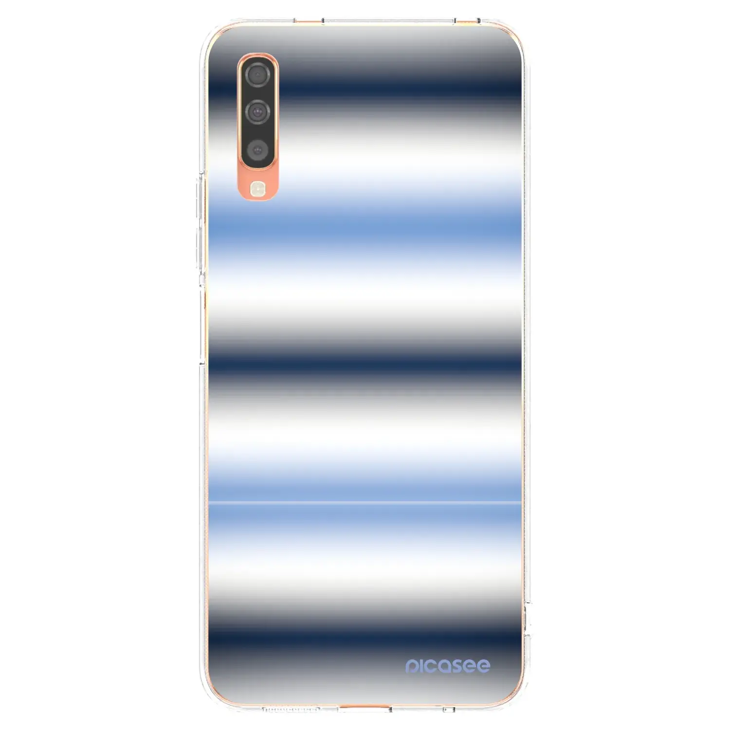 Silikonový průhledný obal pro Samsung Galaxy A70 A705F - Static Lines