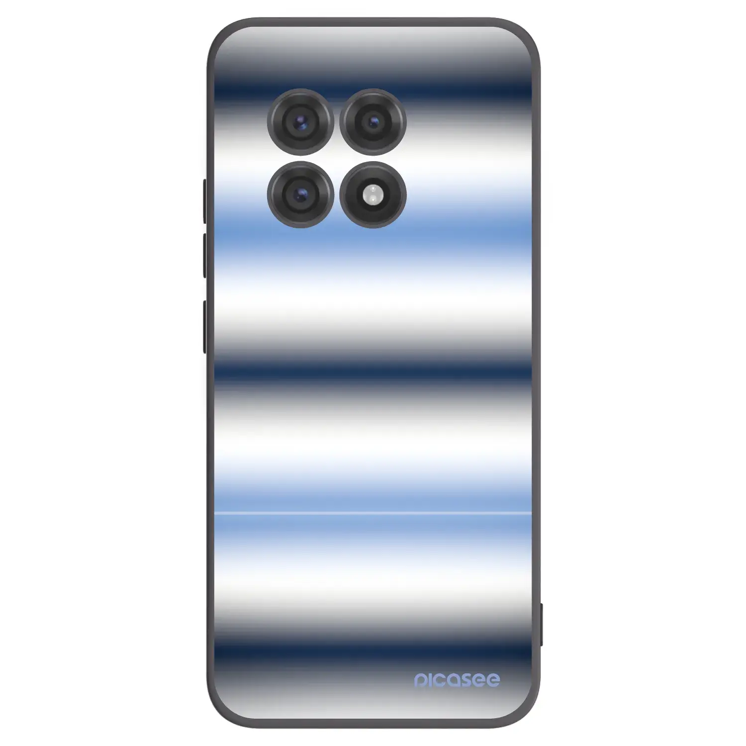 Silikonový černý obal pro OnePlus 13R 5G - Static Lines