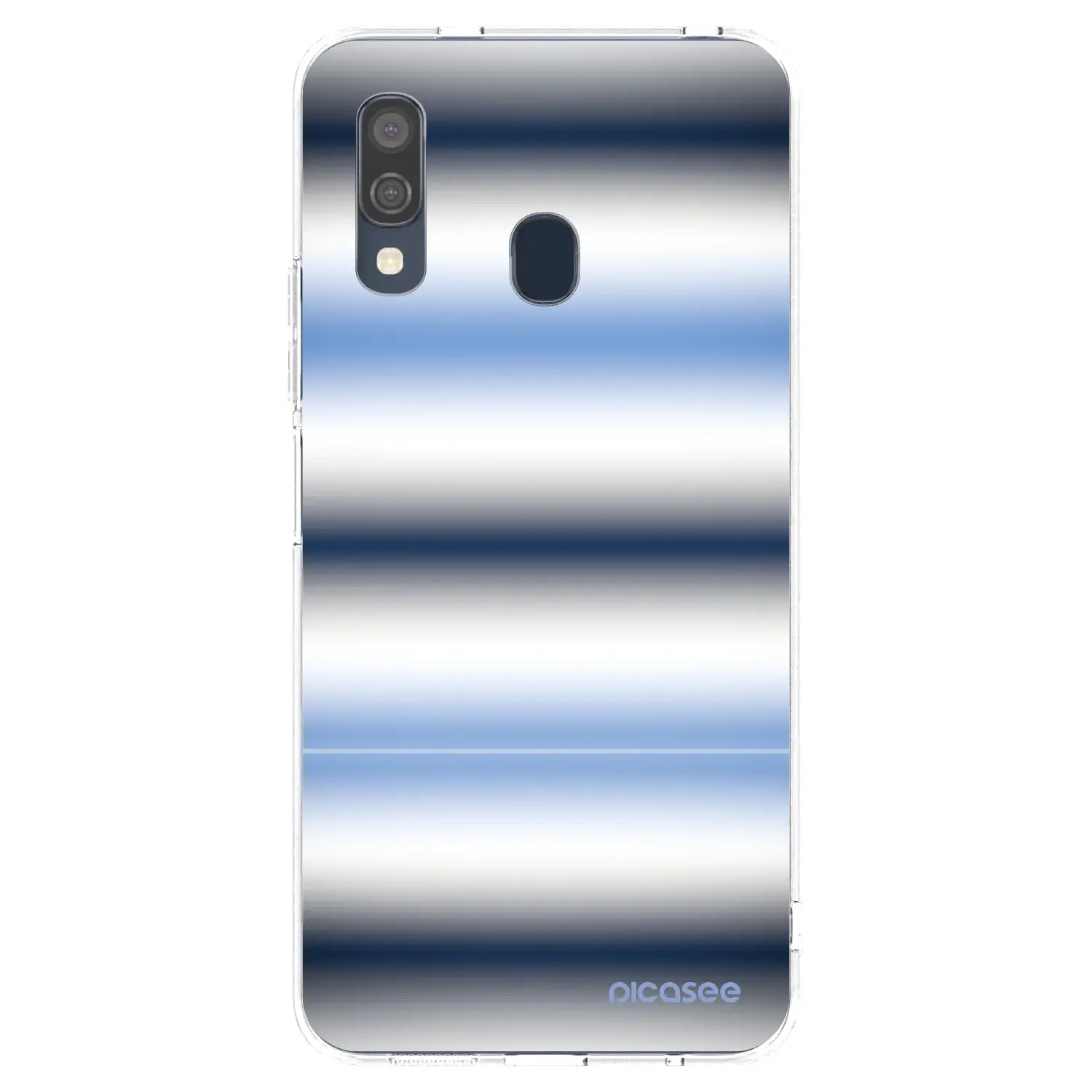 Silikonový průhledný obal pro Samsung Galaxy A40 A405F - Static Lines