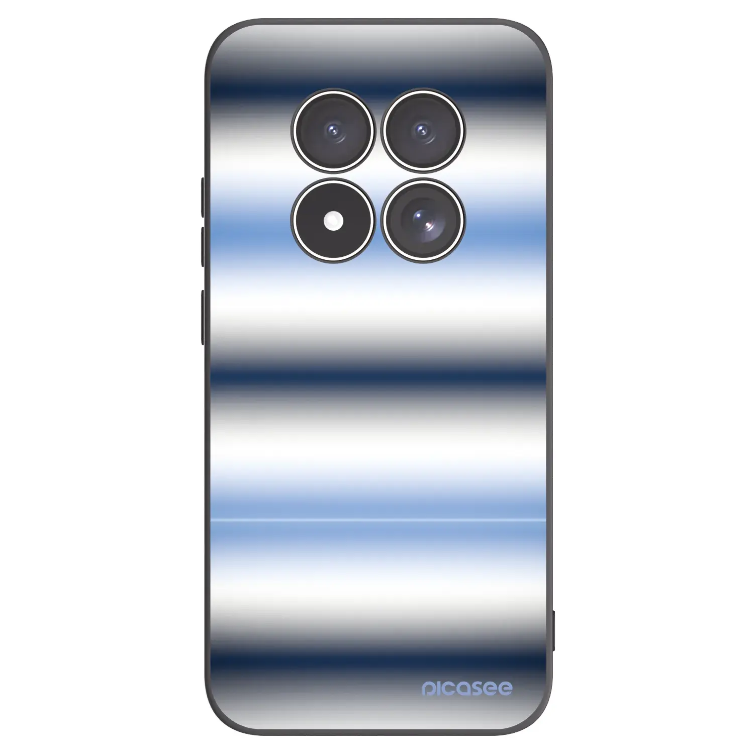 Silikonový černý obal pro Xiaomi Redmi Note 15 Pro 4G - Static Lines