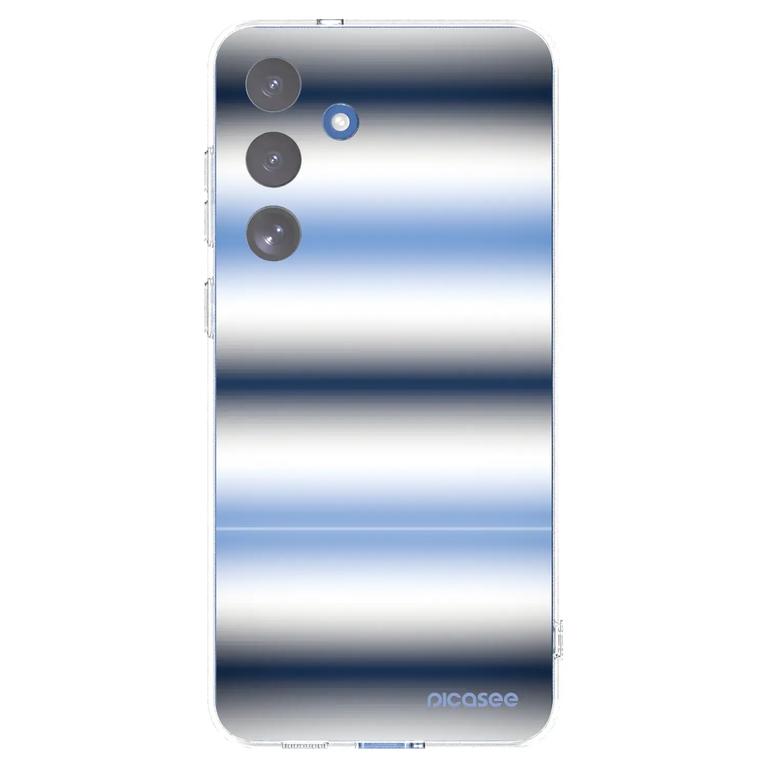 Silikonový průhledný obal pro Samsung Galaxy S25 FE 5G - Static Lines