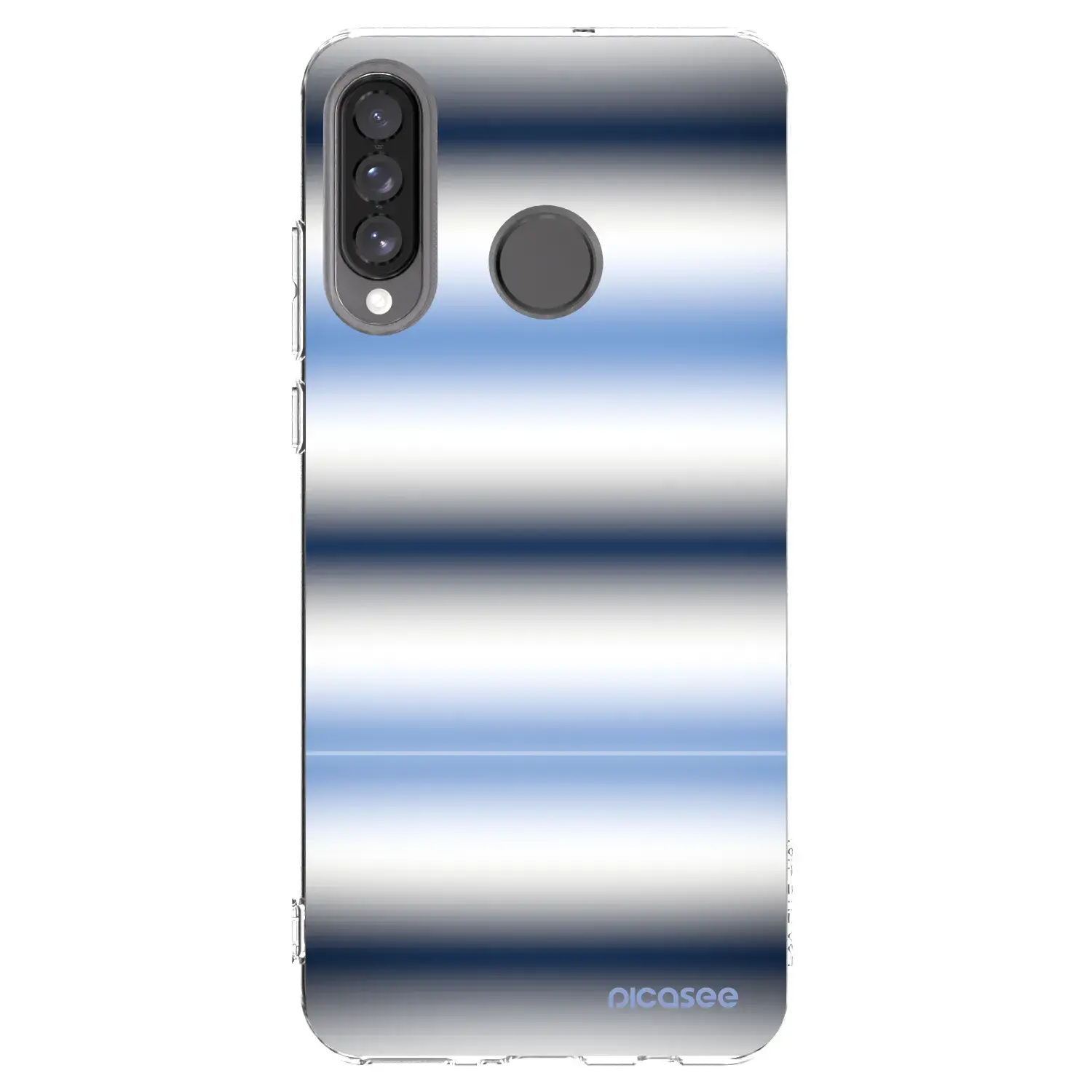 Silikonový průhledný obal pro Huawei P30 Lite - Static Lines
