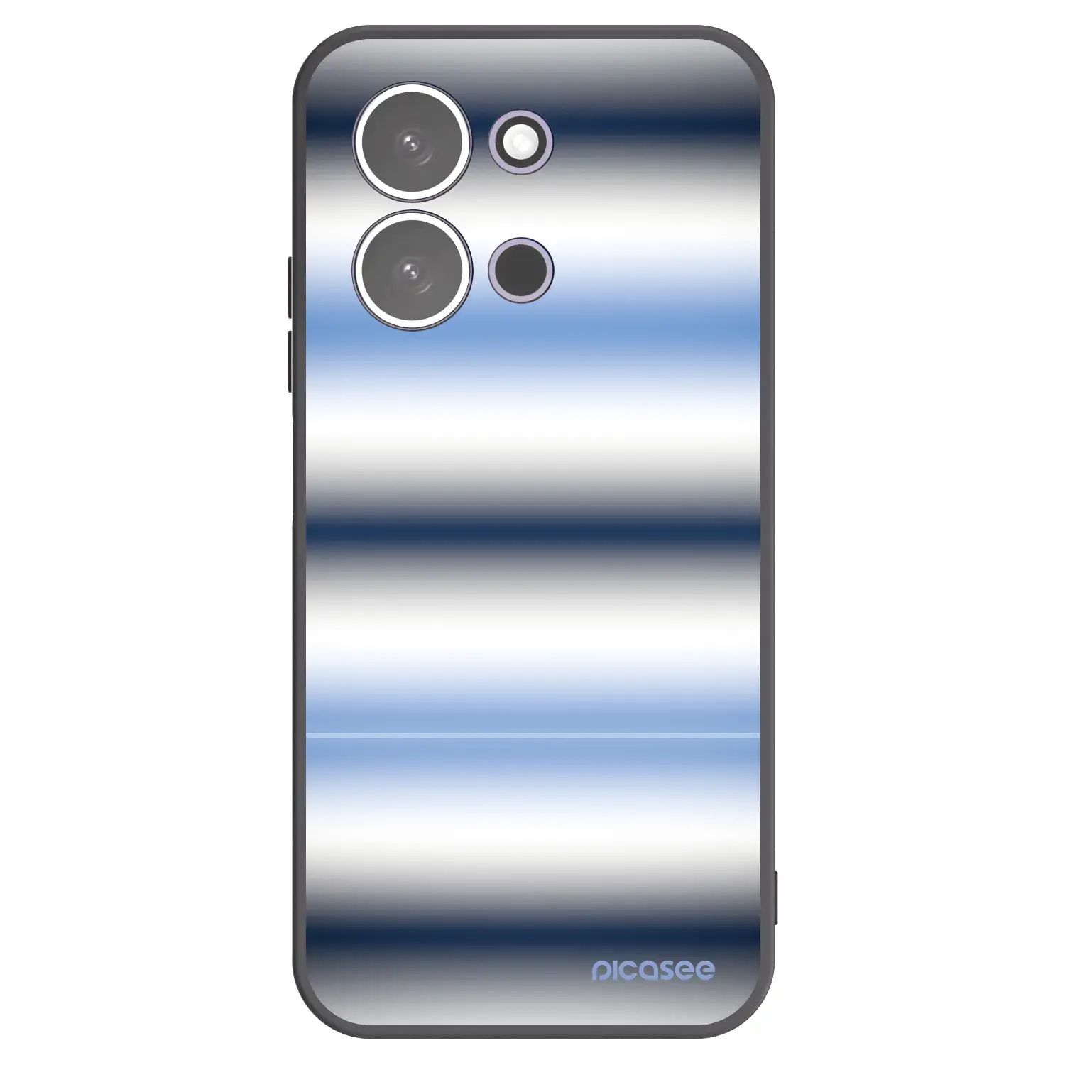 Silikonový černý obal pro Xiaomi Redmi 15C 5G - Static Lines