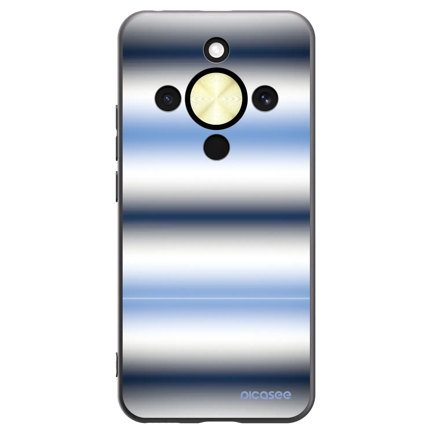 Silikonový černý obal pro Honor Magic8 Lite 5G - Static Lines