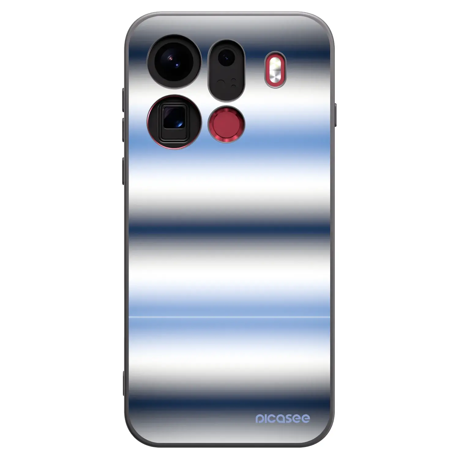 Silikonový černý obal pro OPPO Find X9 Pro - Static Lines