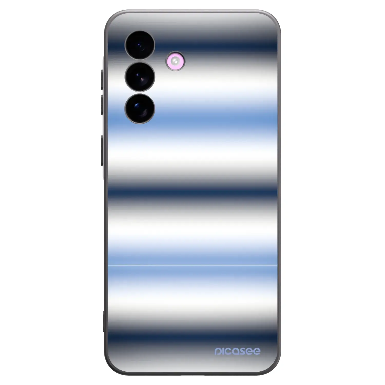 Silikonový černý obal pro Samsung Galaxy A57 5G - Static Lines
