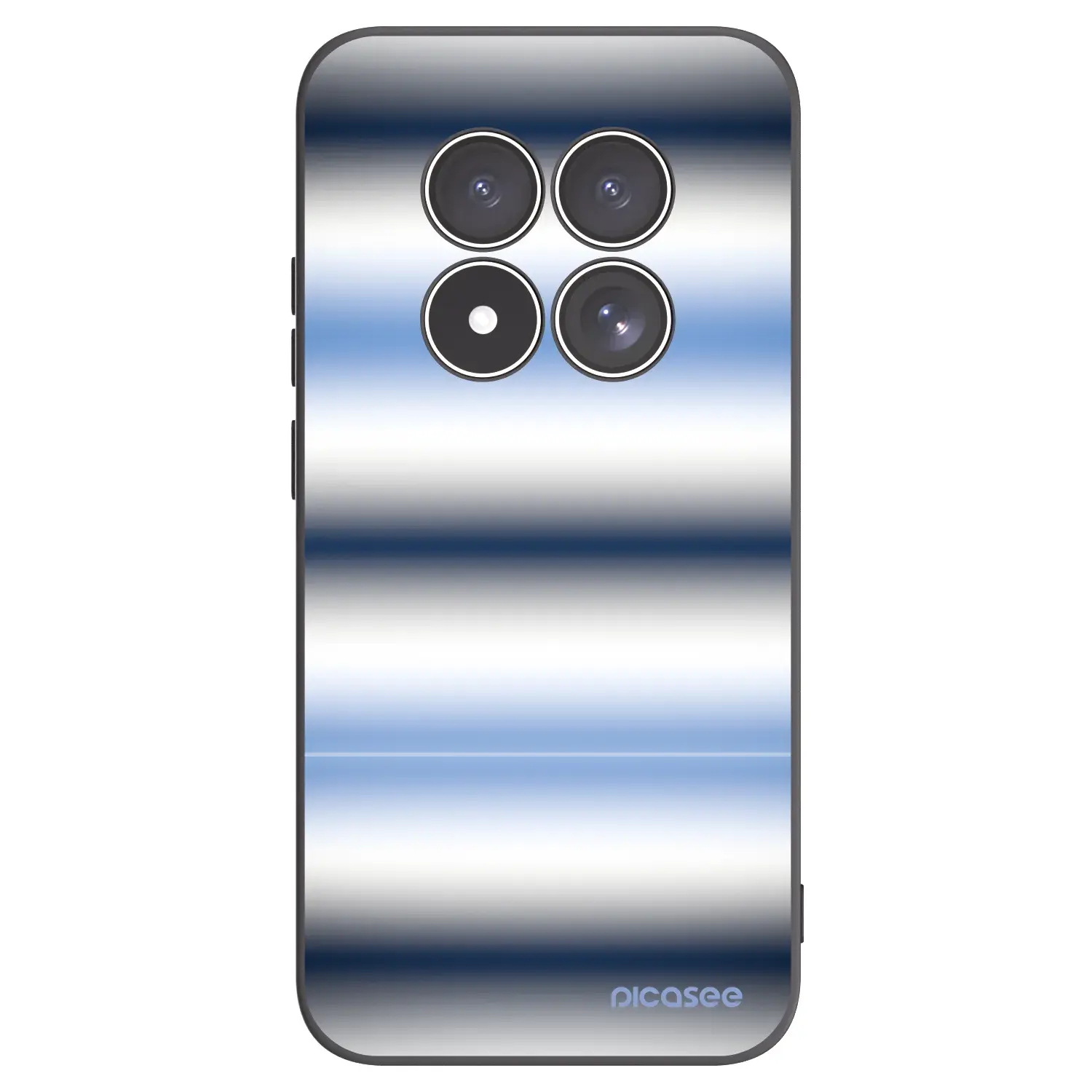 Silikonový černý obal pro Xiaomi Redmi Note 15 Pro 5G - Static Lines