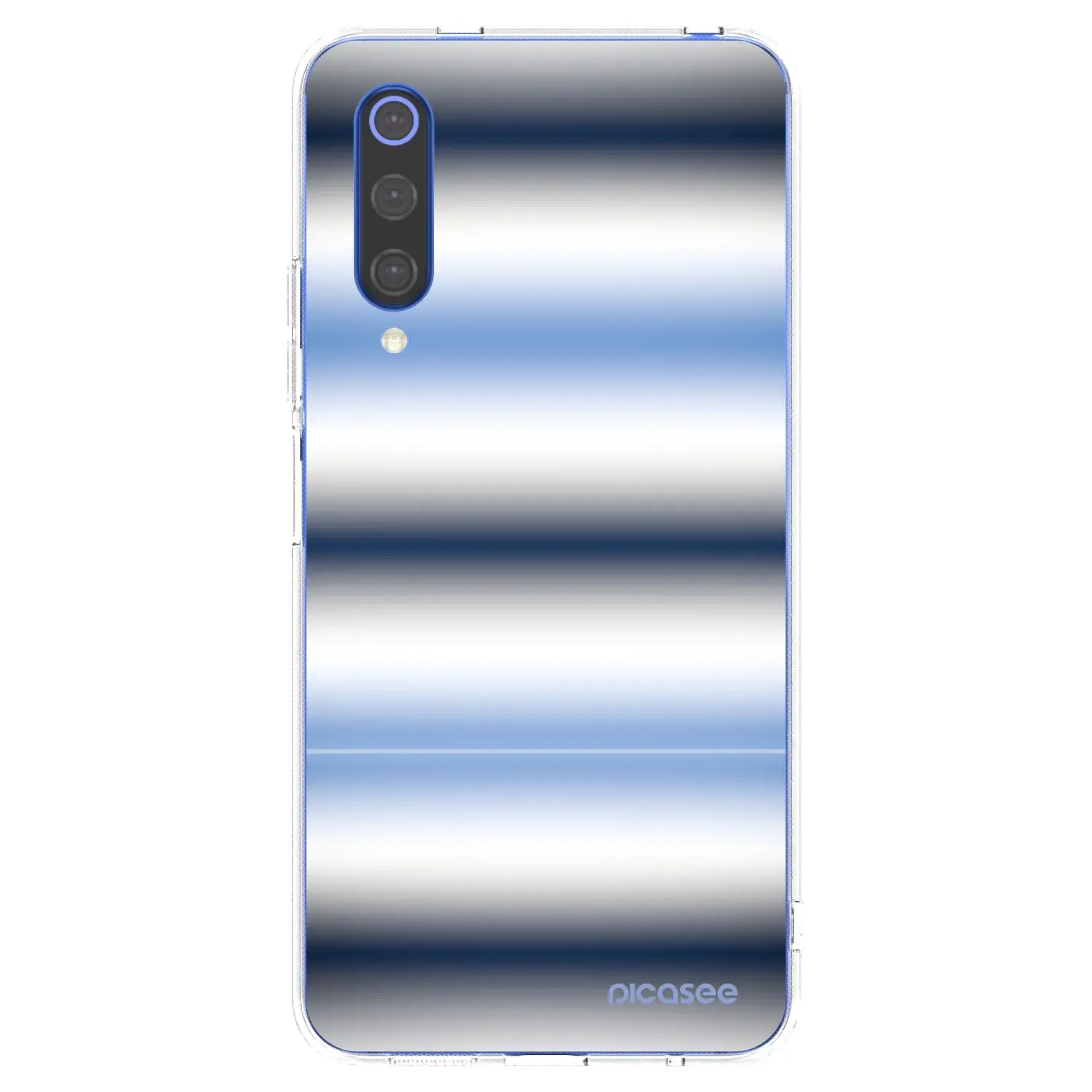 Silikonový průhledný obal pro Xiaomi Mi 9 SE - Static Lines