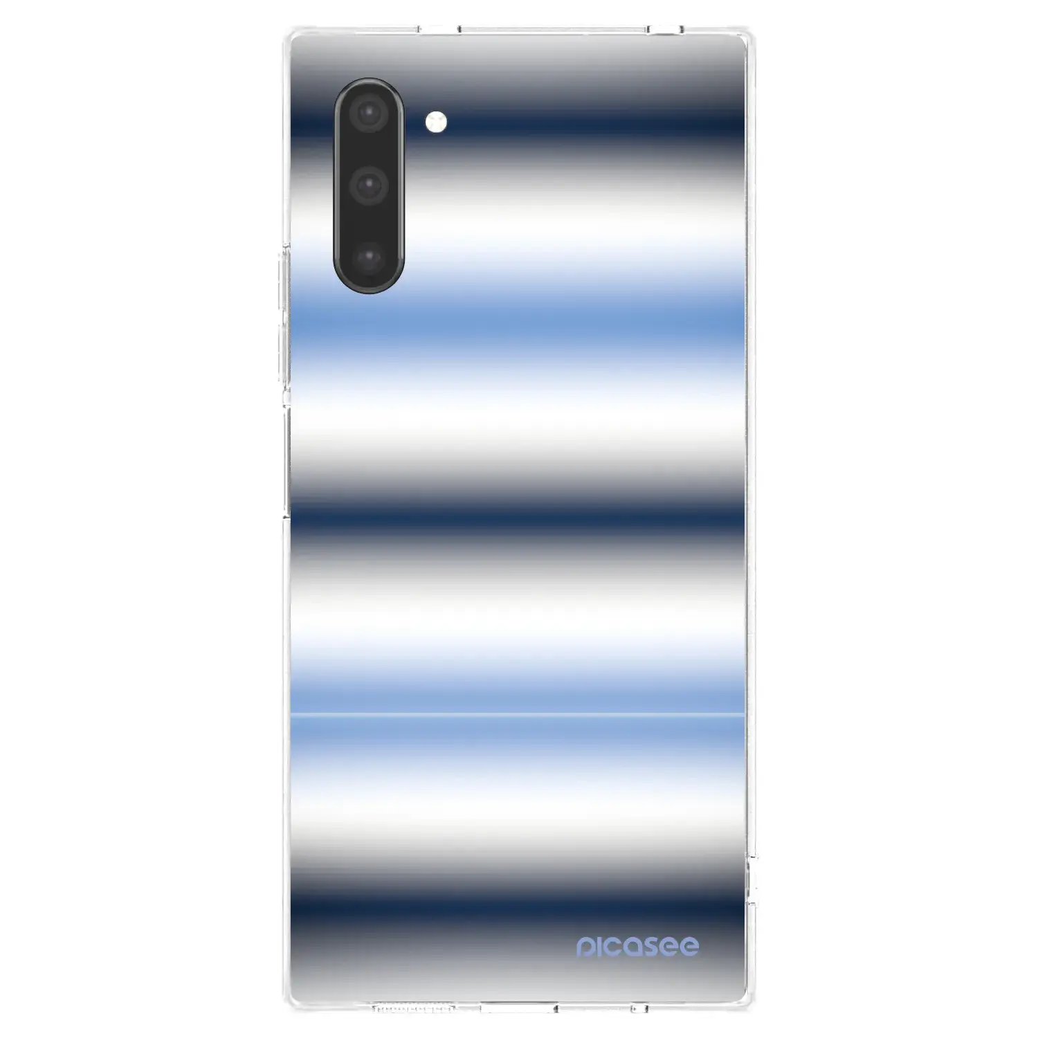 Silikonový průhledný obal pro Samsung Galaxy Note 10 N970F - Static Lines