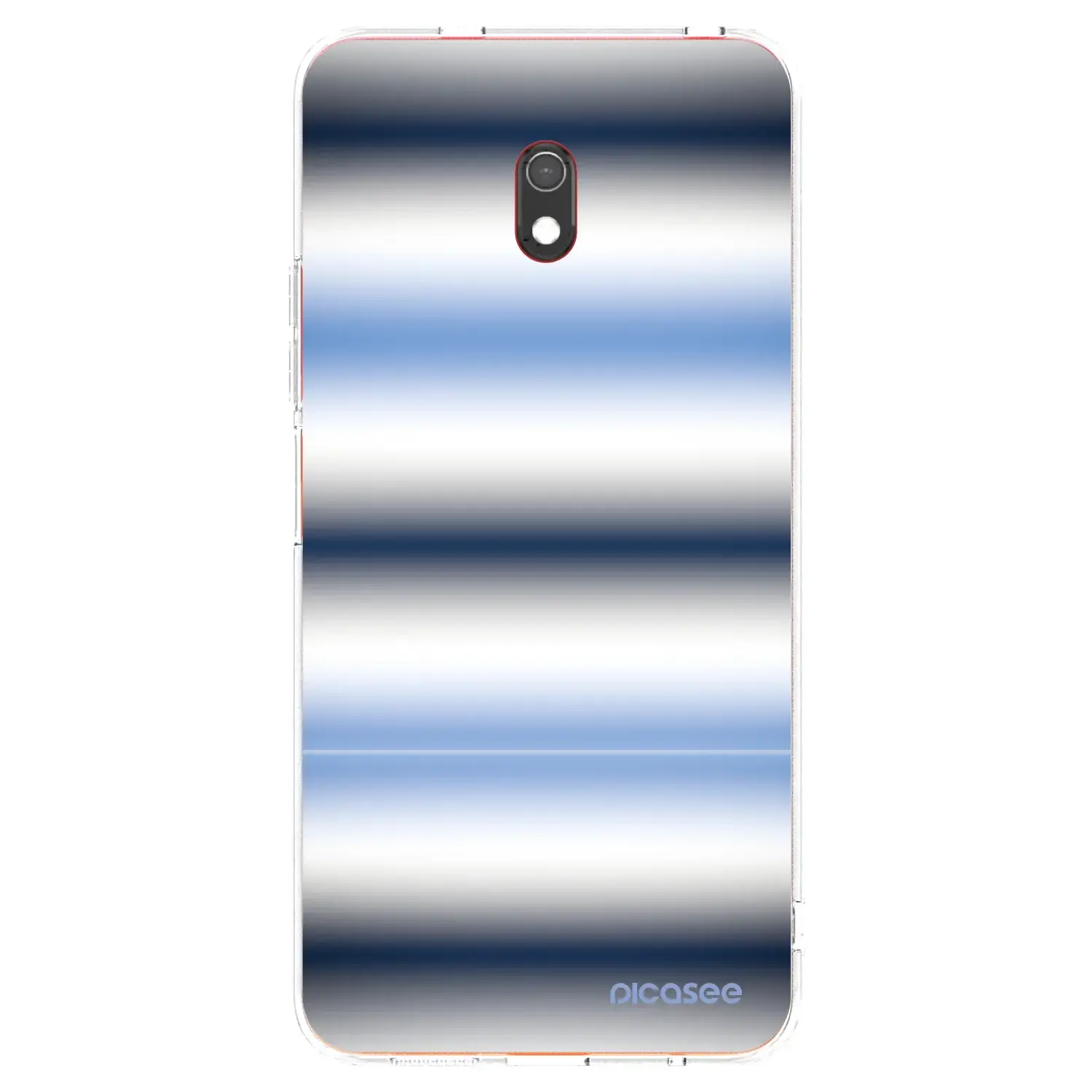 Silikonový průhledný obal pro Xiaomi Redmi 8A - Static Lines