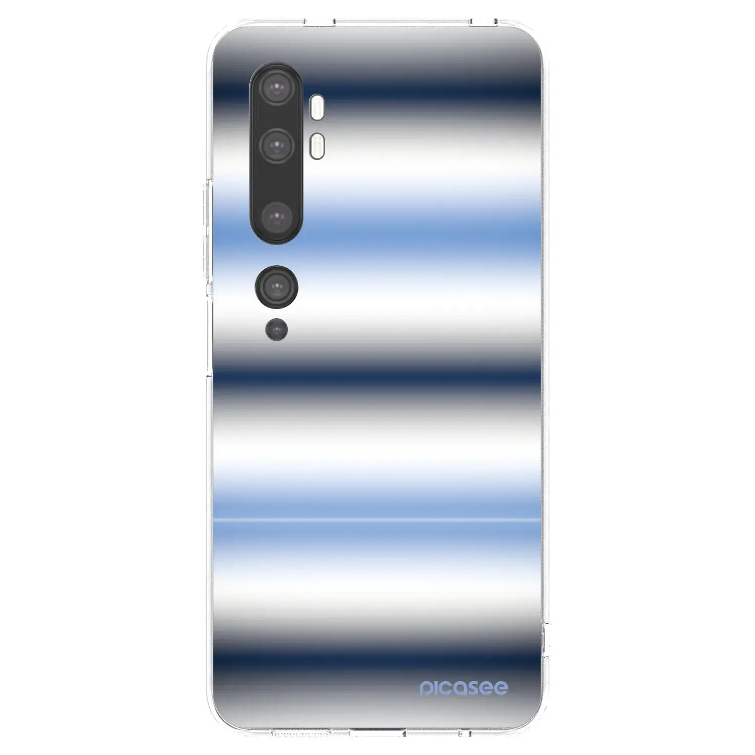 Silikonový průhledný obal pro Xiaomi Mi Note 10 (Pro) - Static Lines