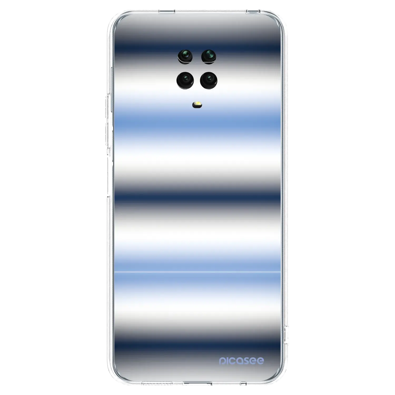 Silikonový průhledný obal pro Xiaomi Redmi Note 9 Pro - Static Lines
