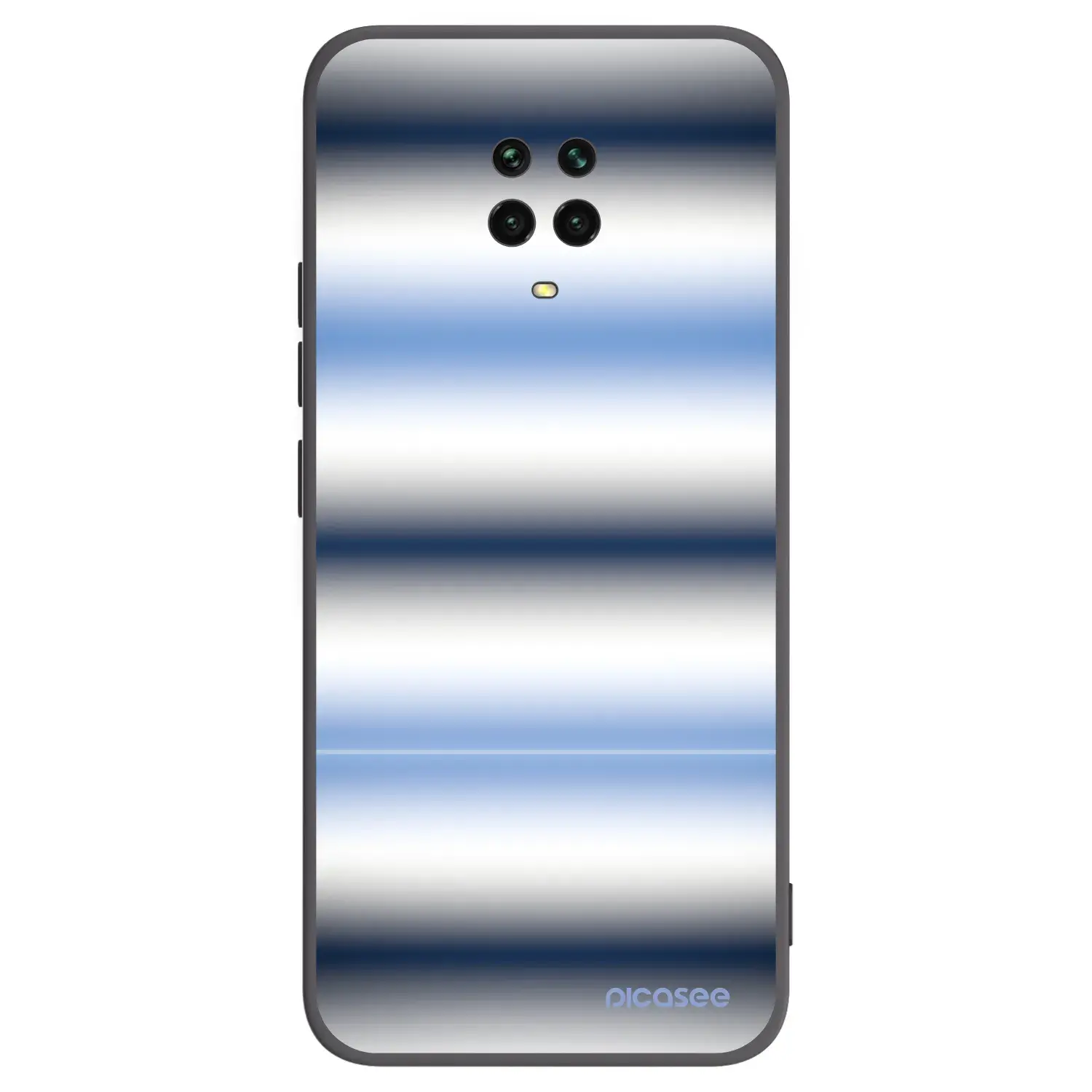 Silikonový černý obal pro Xiaomi Redmi Note 9 Pro - Static Lines
