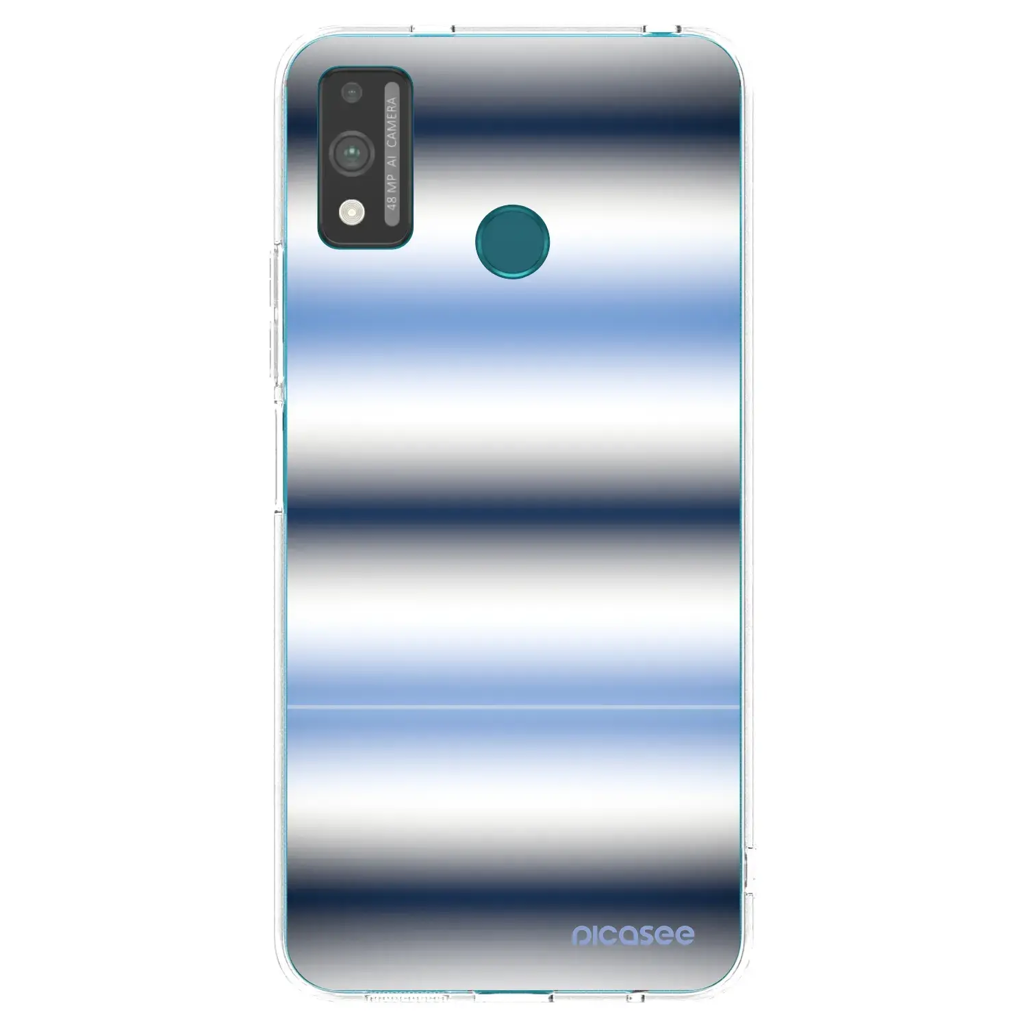 Silikonový průhledný obal pro Honor 9X Lite - Static Lines