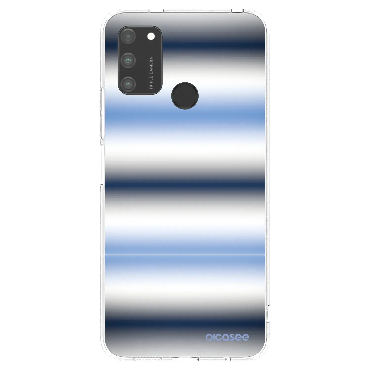 Silikonový průhledný obal pro Honor 9A - Static Lines