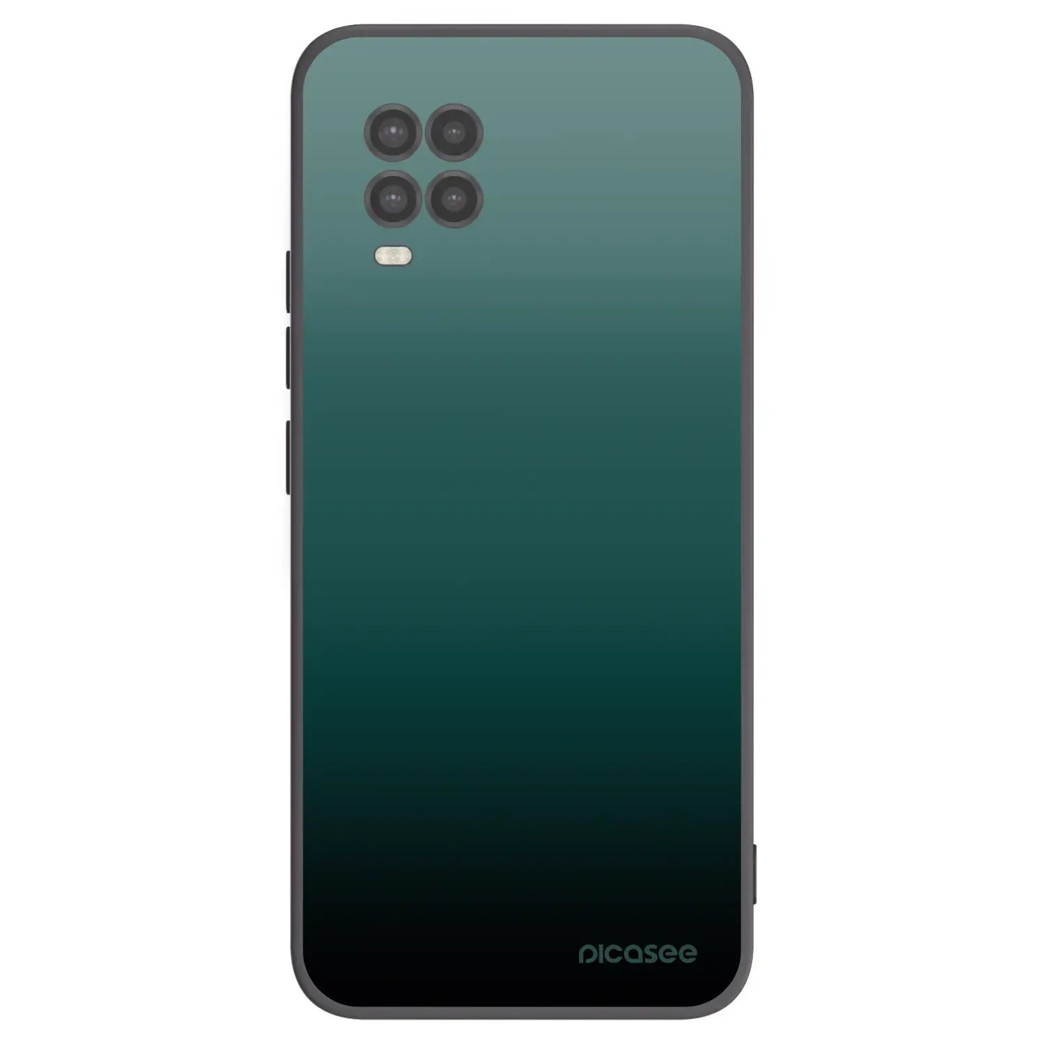 Silikonový černý obal pro Xiaomi Mi 10 Lite - Verdant Fade