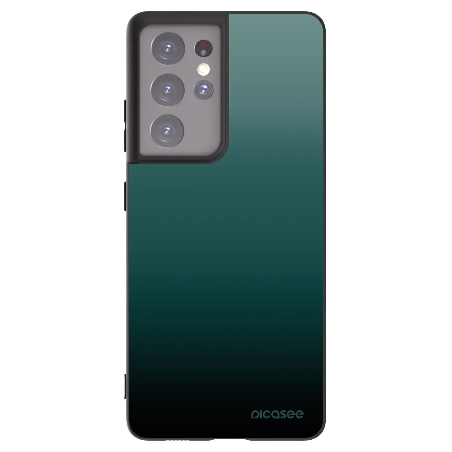 Silikonový černý obal pro Samsung Galaxy S21 Ultra 5G G998B - Verdant Fade