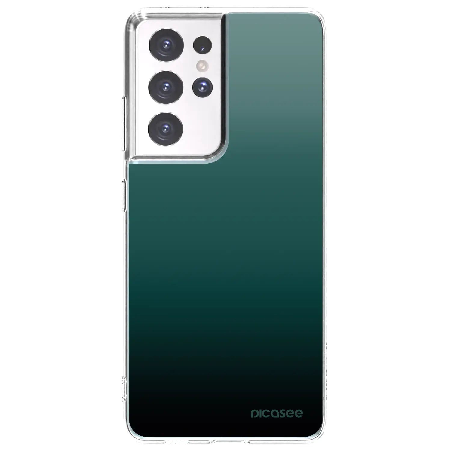 Silikonový průhledný obal pro Samsung Galaxy S21 Ultra 5G G998B - Verdant Fade