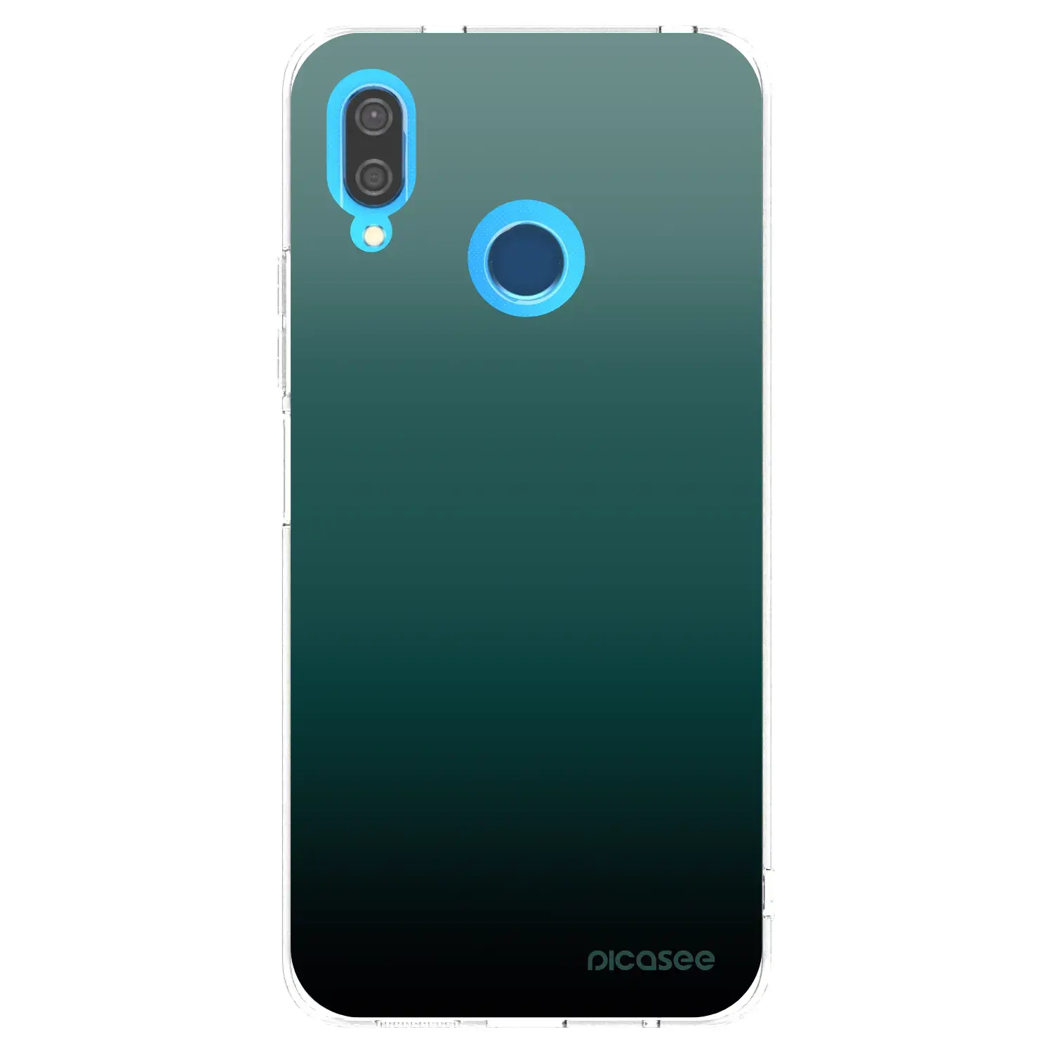 Silikonový průhledný obal pro Huawei P20 Lite - Verdant Fade