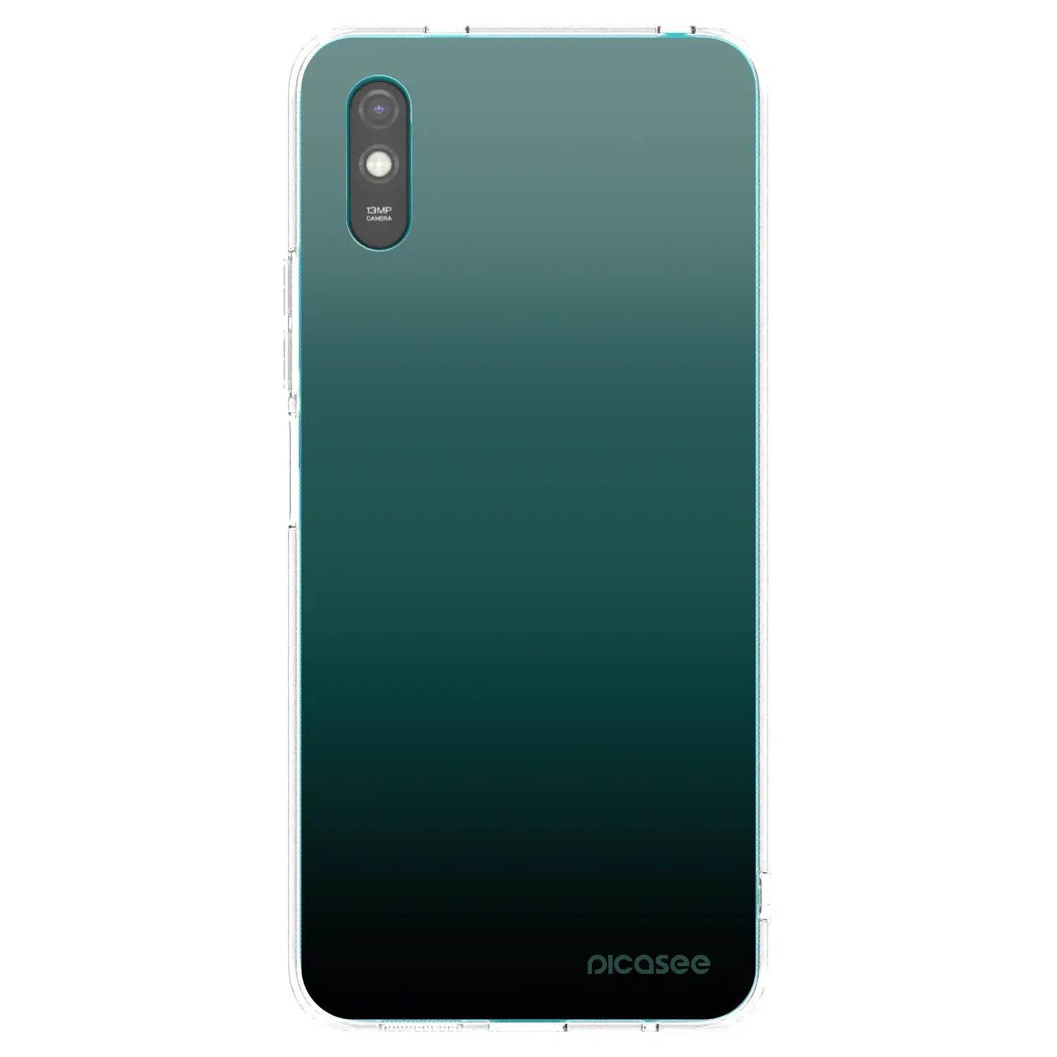 Silikonový průhledný obal pro Xiaomi Redmi 9AT - Verdant Fade
